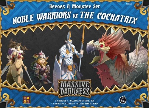 Massive Darkness: Heroes - Monster Set - Noble Warriors vs. The Cockatrix