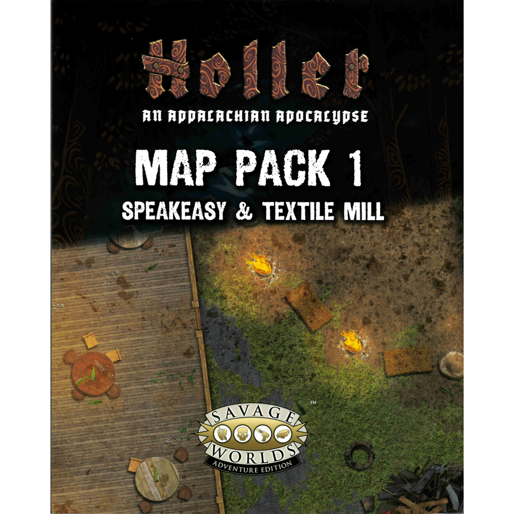 Holler RPG: An Appalachian Apocalypse - Map Pack #1 Speakeasy - Textile Mill (Clearance)