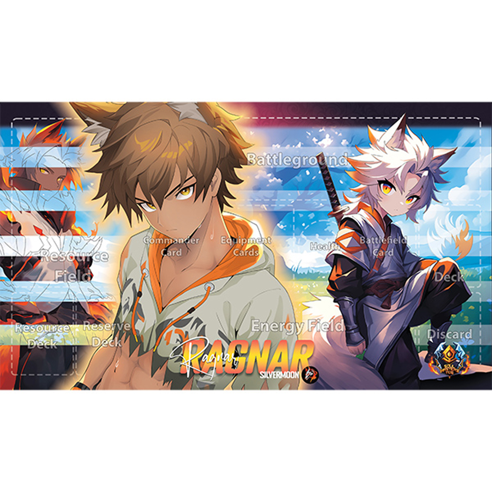 Игровой коврик Soul Masters с сеткой и сумкой: Рагнар Луносвет (предварительный заказ)