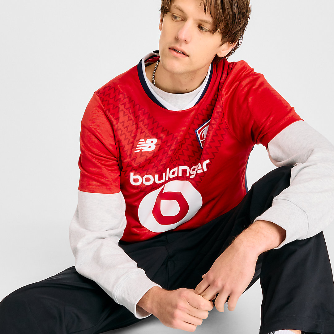 Домашняя майка New Balance Lille LOSC с коротким рукавом 18090₽