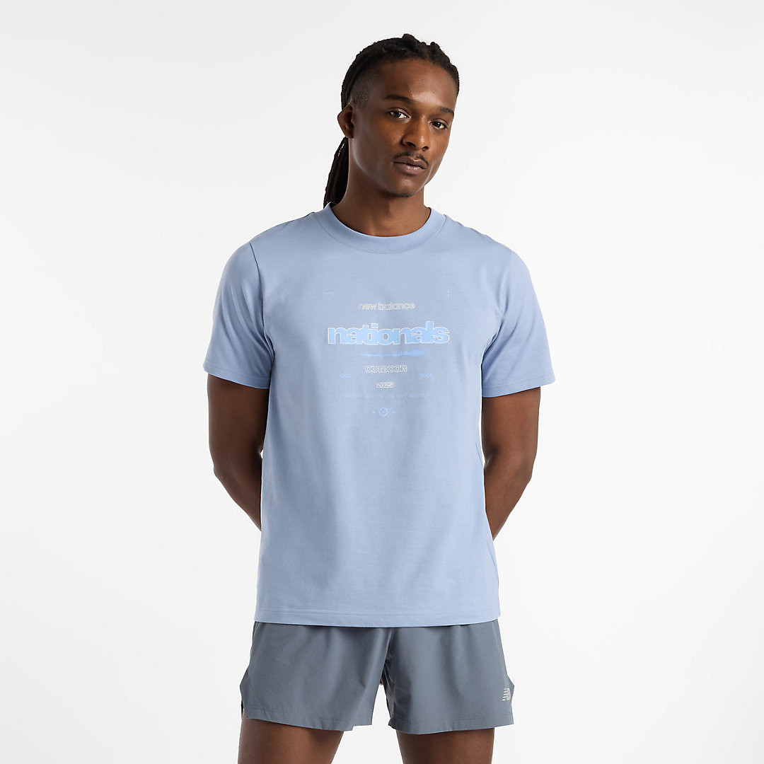 Футболка с логотипом New Balance NB Nationals Outdoor Sport Jersey 6690₽