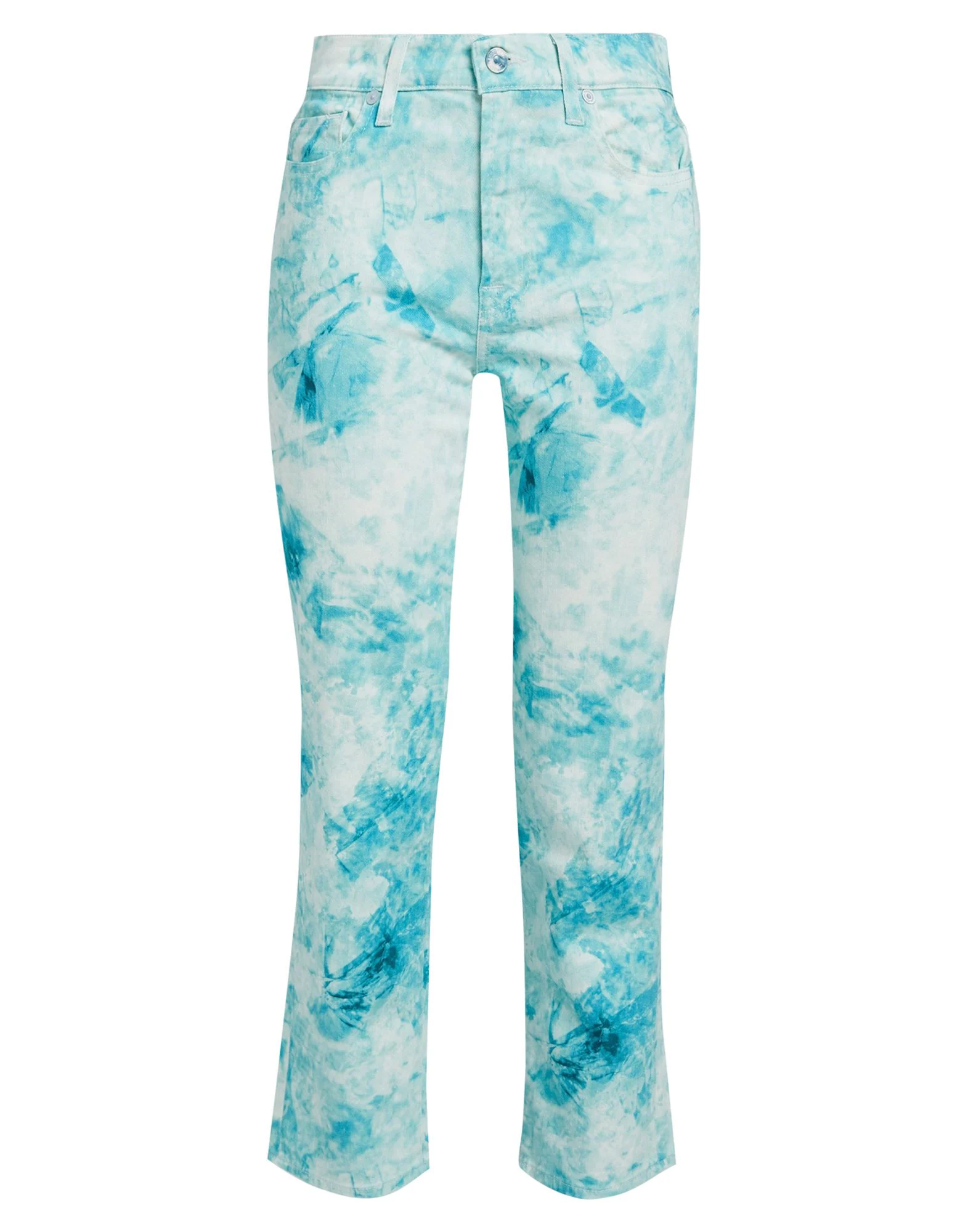 7 FOR ALL MANKIND Джинсовые брюки бирюзовый