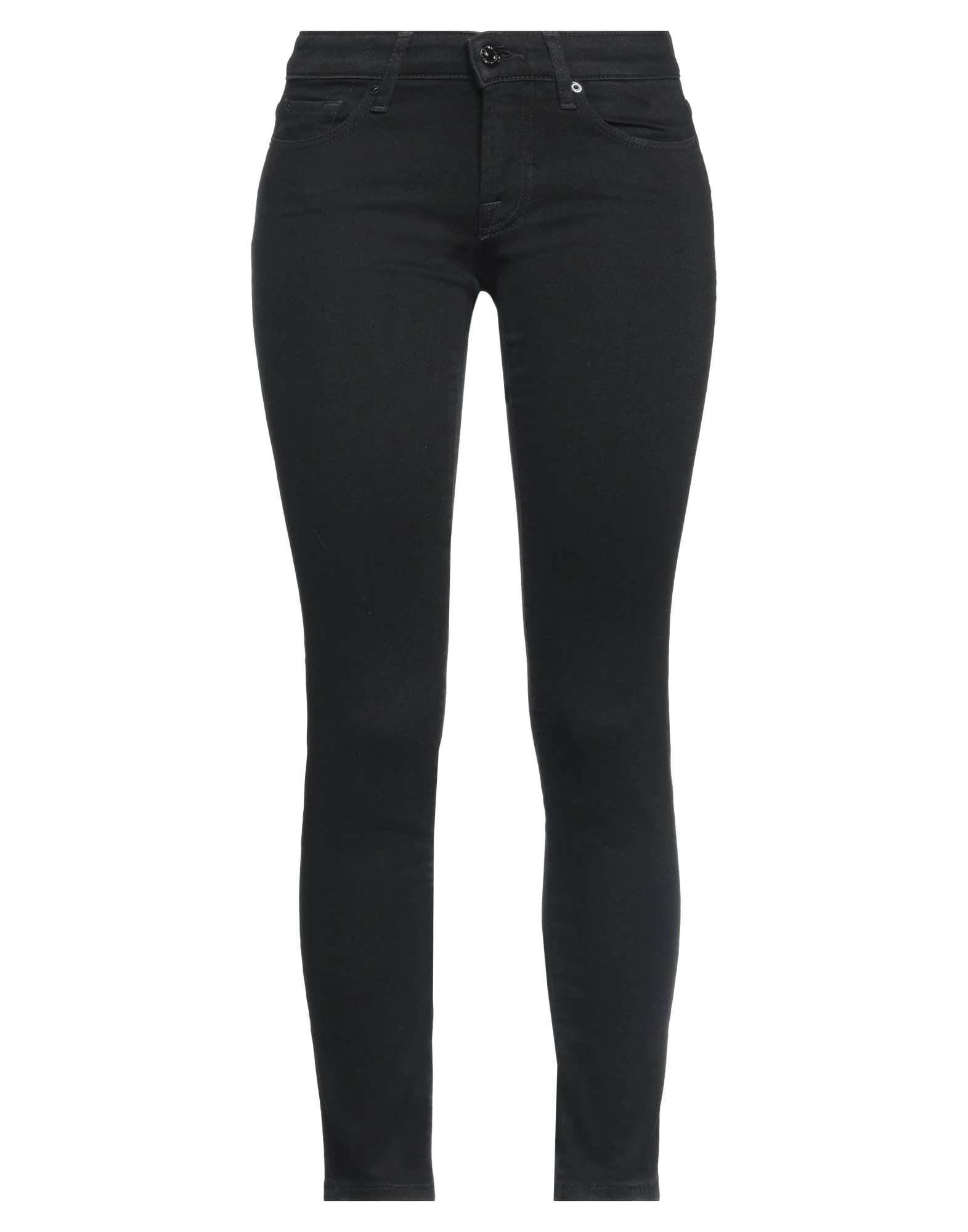 7 FOR ALL MANKIND Джинсовые брюки чёрный