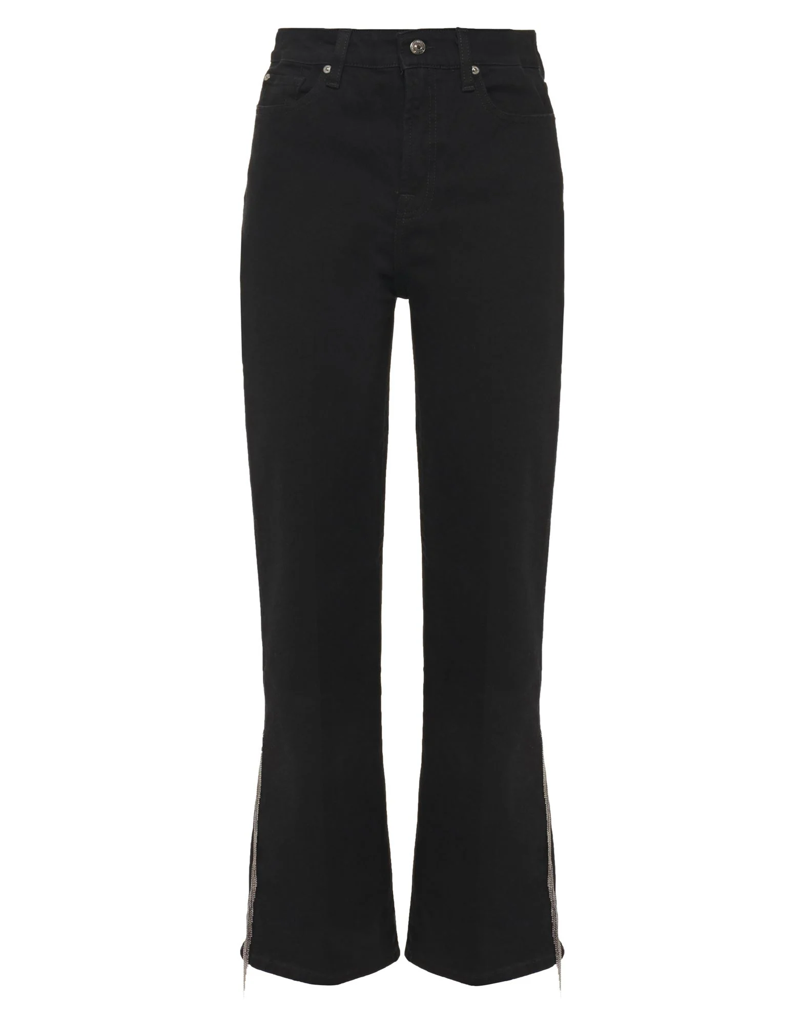 7 FOR ALL MANKIND Джинсовые брюки чёрный