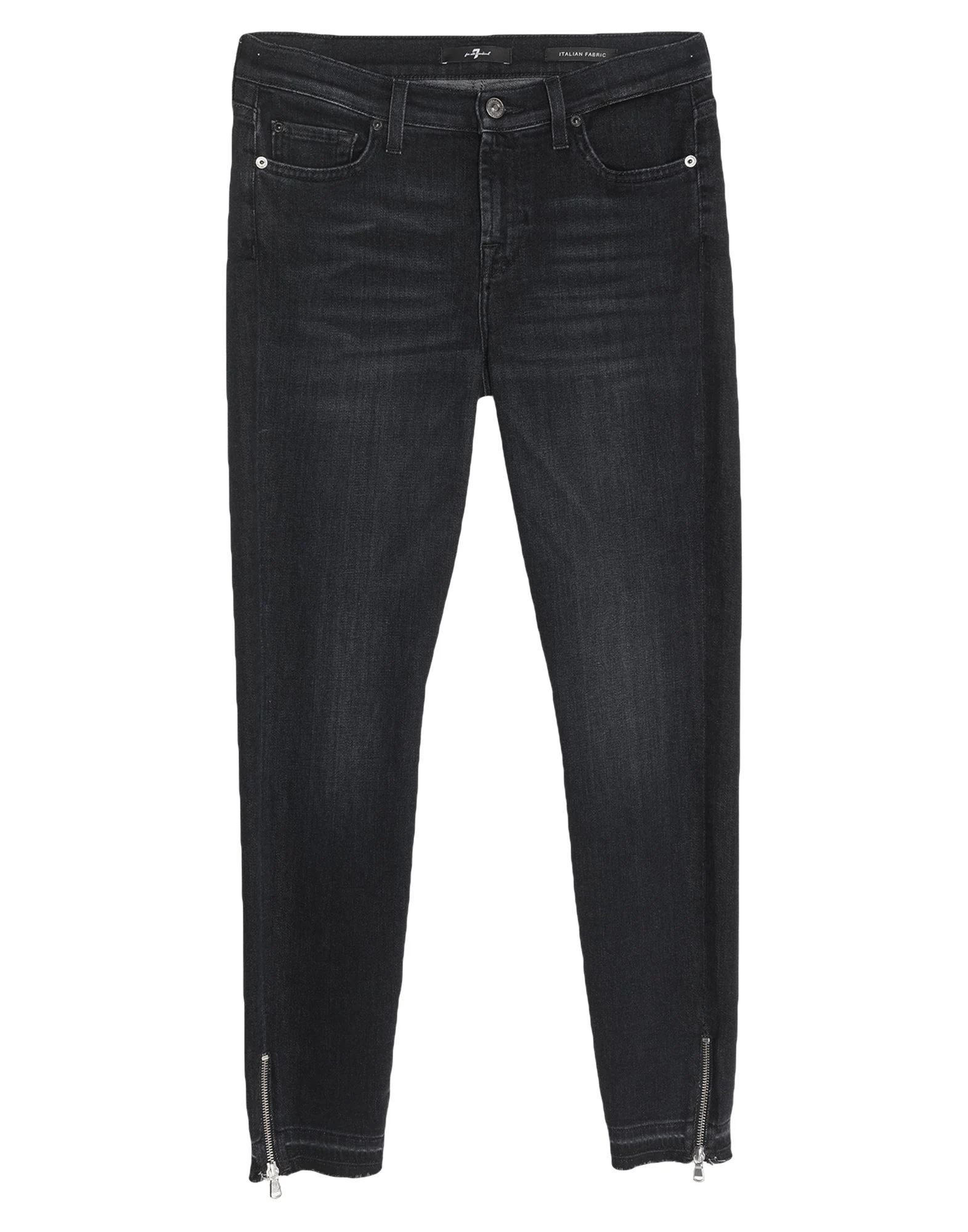7 FOR ALL MANKIND Джинсовые брюки чёрный