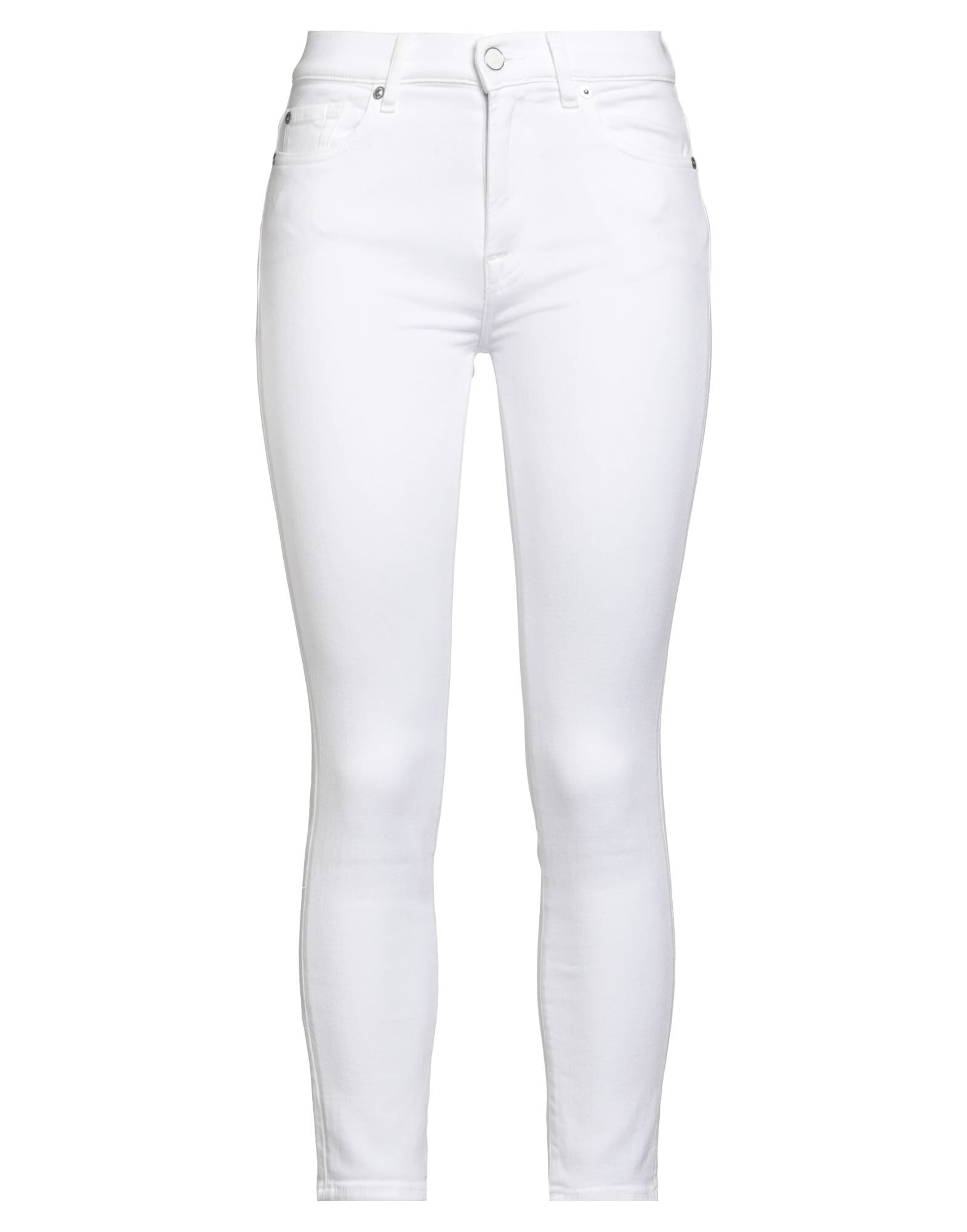 7 FOR ALL MANKIND Джинсовые брюки белый