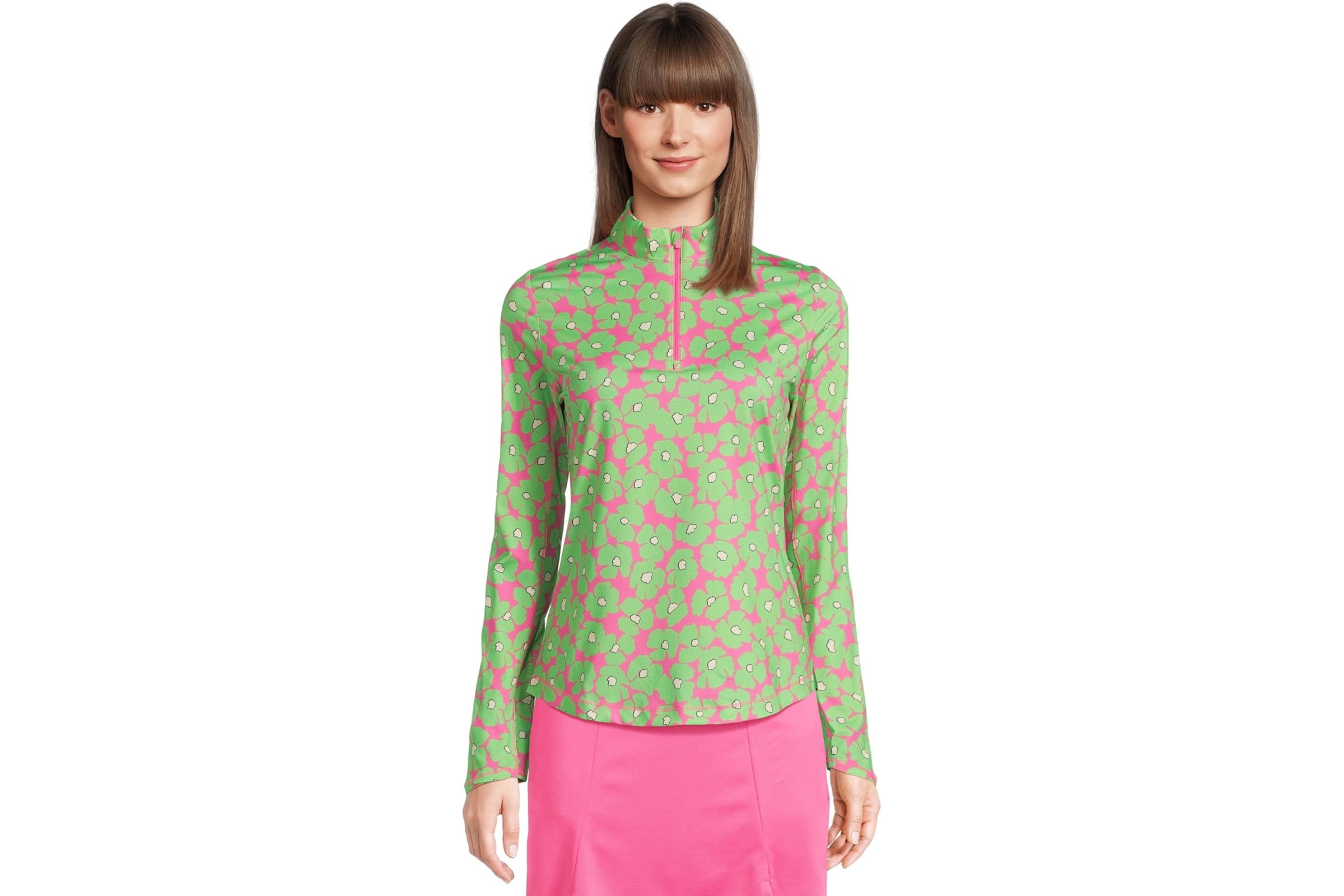 Callaway Floral Printed Sun Protection Shirt 14490₽