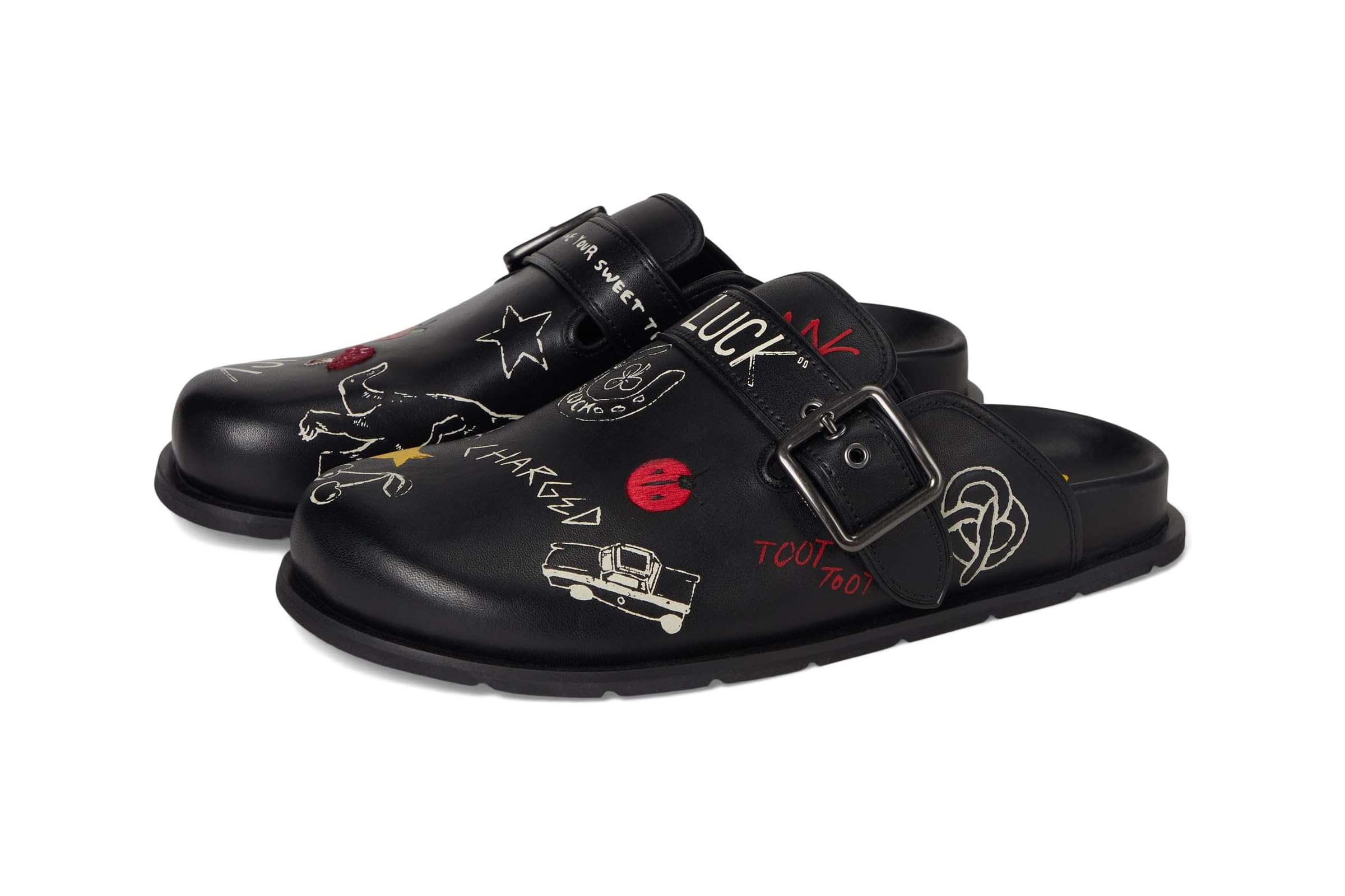COACH Buckle Clog With Sketch Print 27590₽