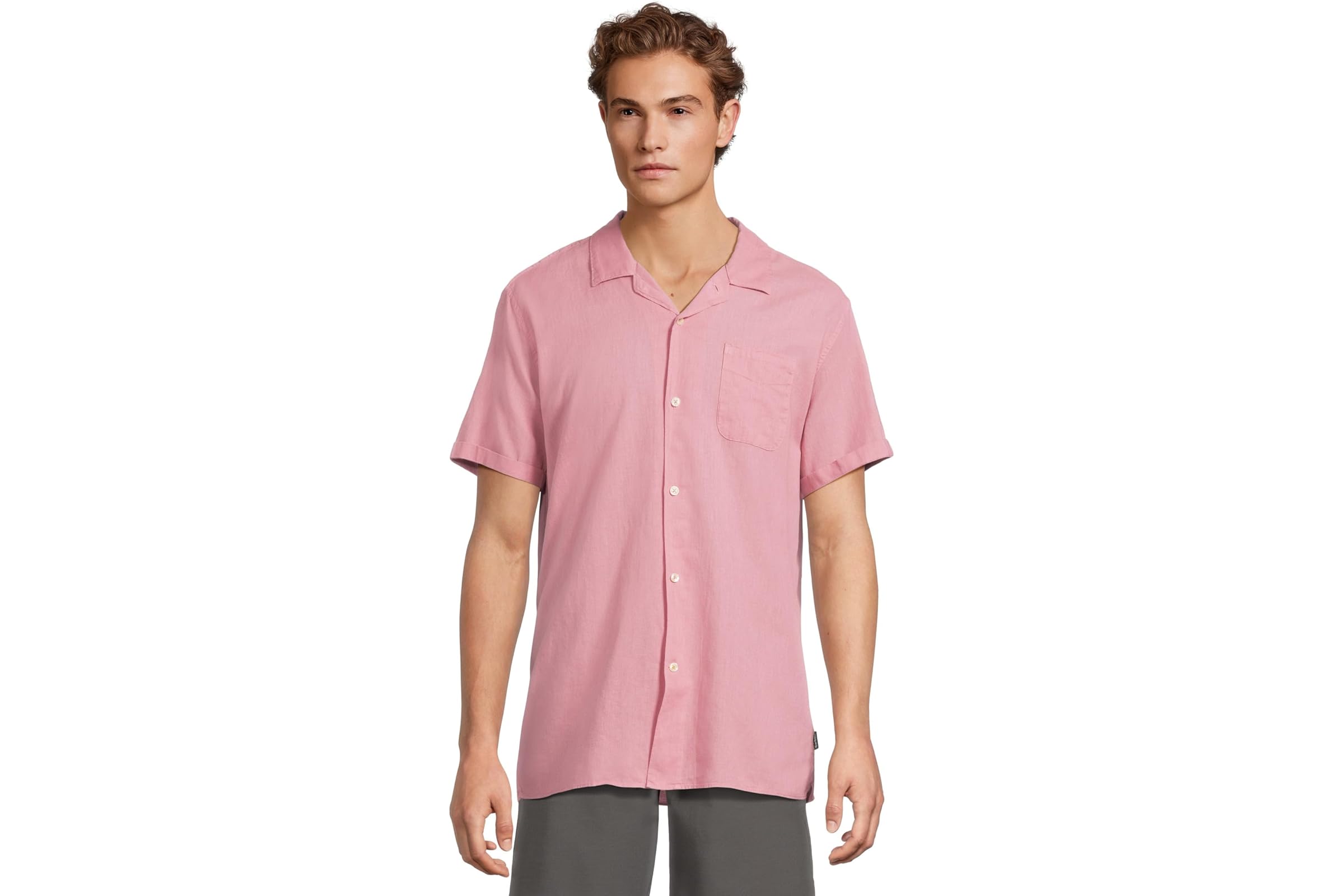 Мужская рубашка Barbour Garment Dyed Nelson Short Sleeve Regular Fit Shirt 9090₽