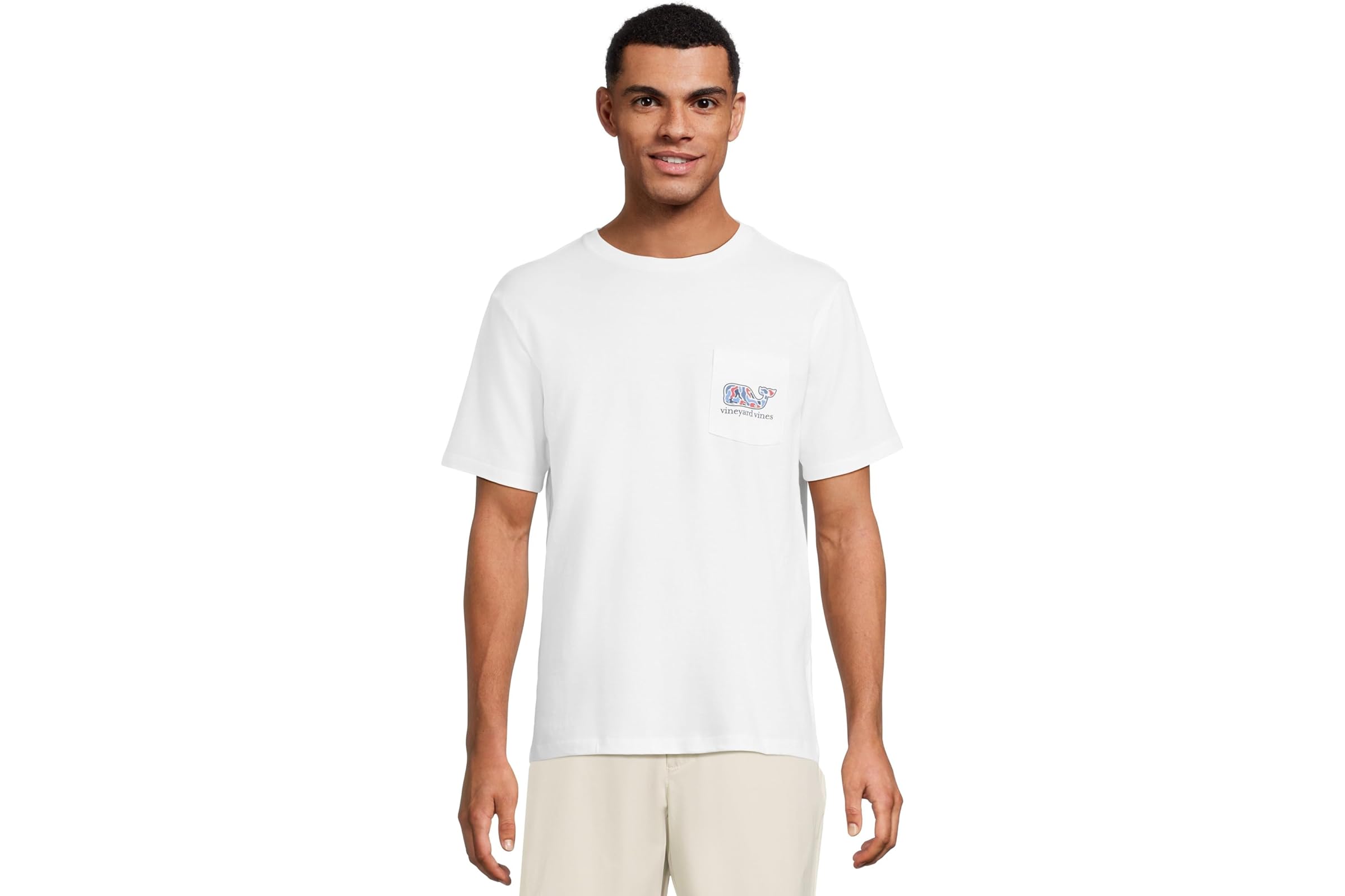 Мужская рубашка Vineyard Vines Camo Fill Lobster Short Sleeve Tee 7590₽