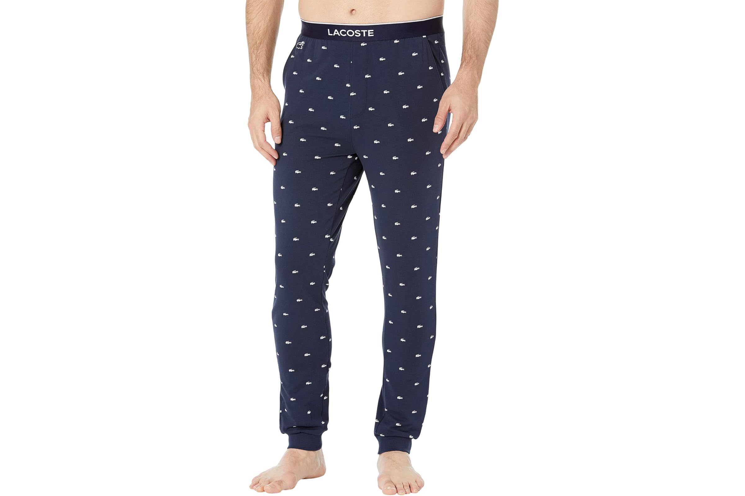 Lacoste Crocodile Patterned Stretch Cotton Pyjama Pants 8290₽
