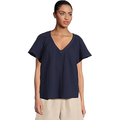 Tommy Bahama Gauze Flutter Sleeve Top