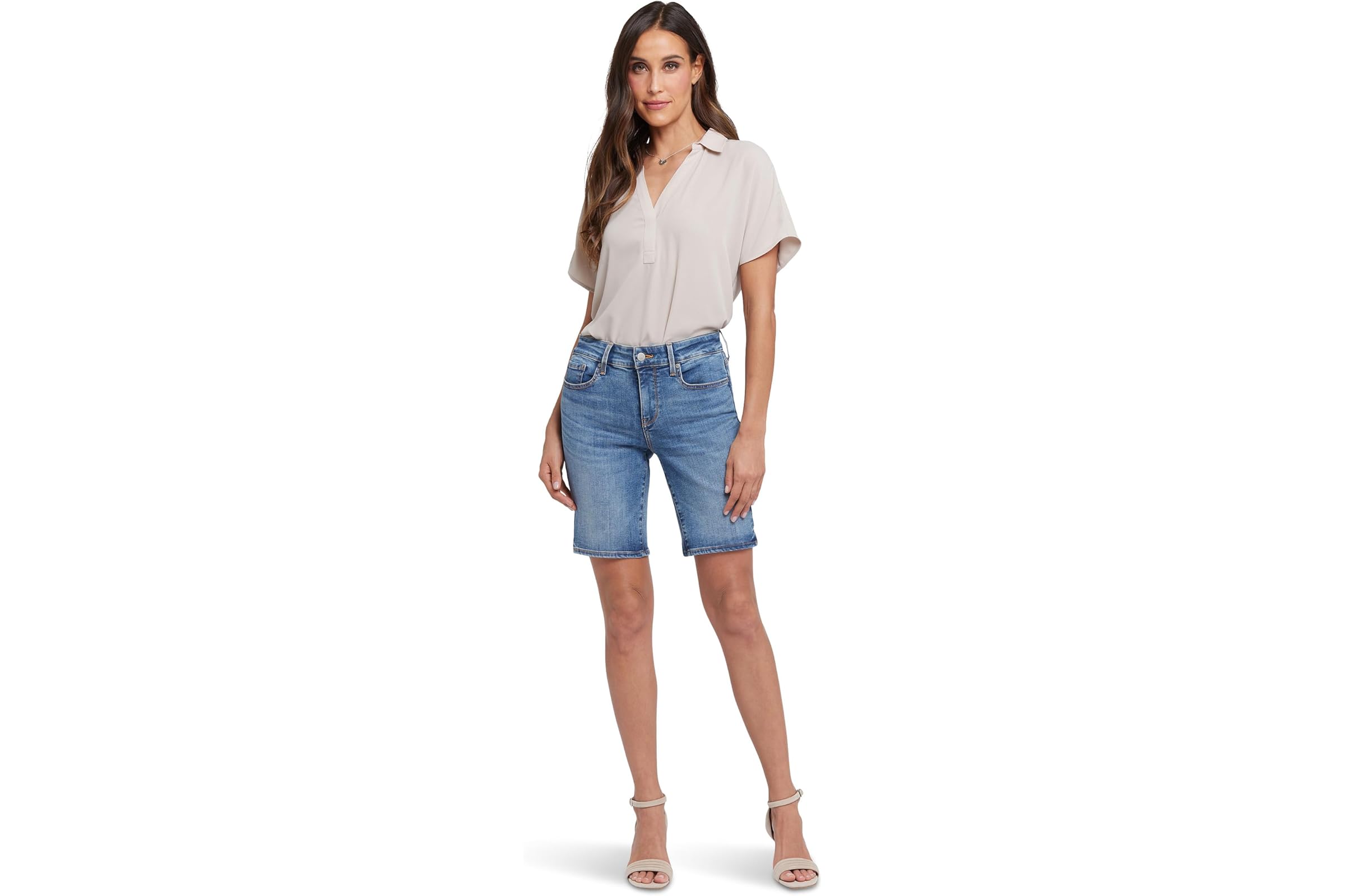 Шорты NYDJ Ella Shorts with Side Slits 10190₽