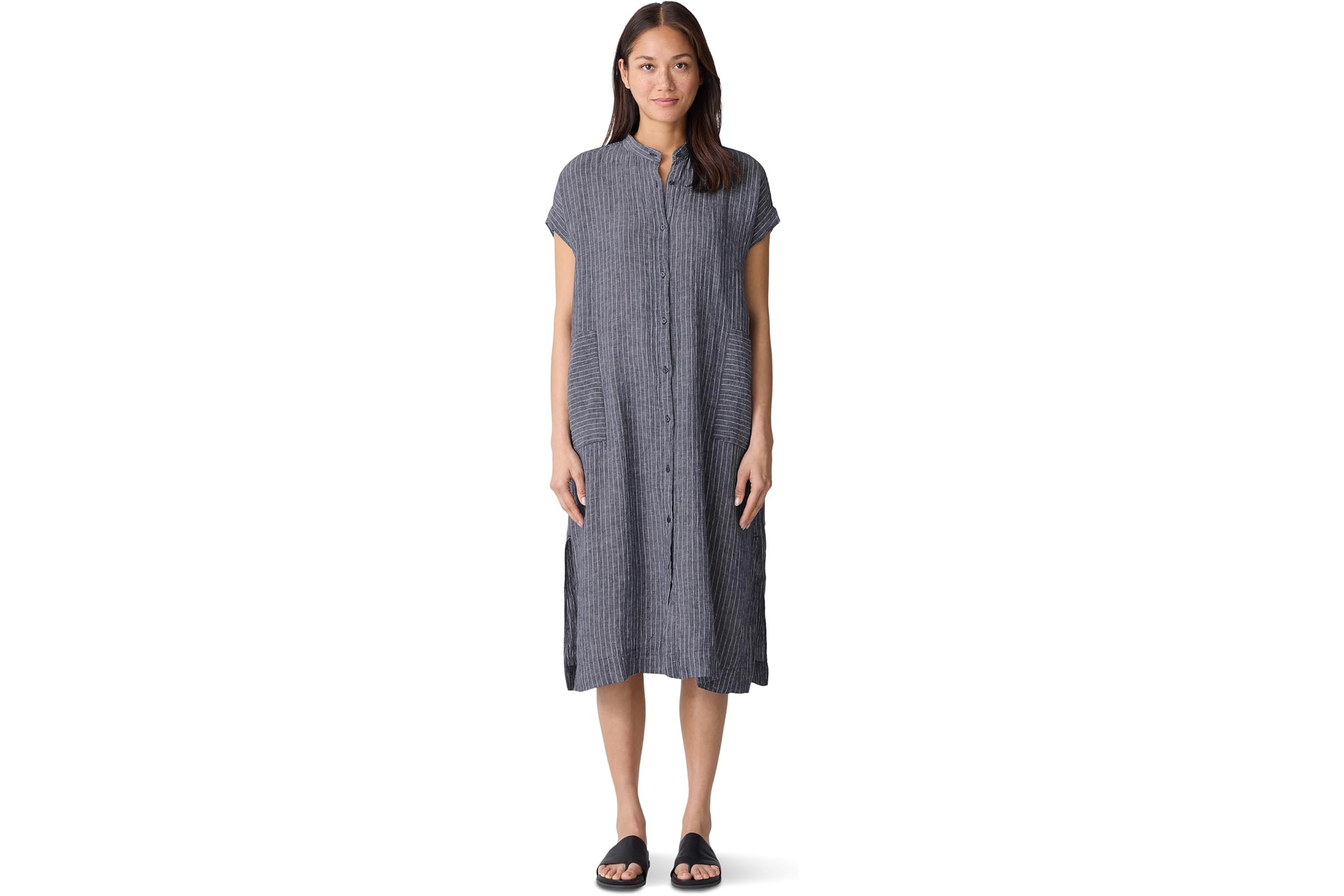 Платье Eileen Fisher Mandarin Collar Dress 32890₽