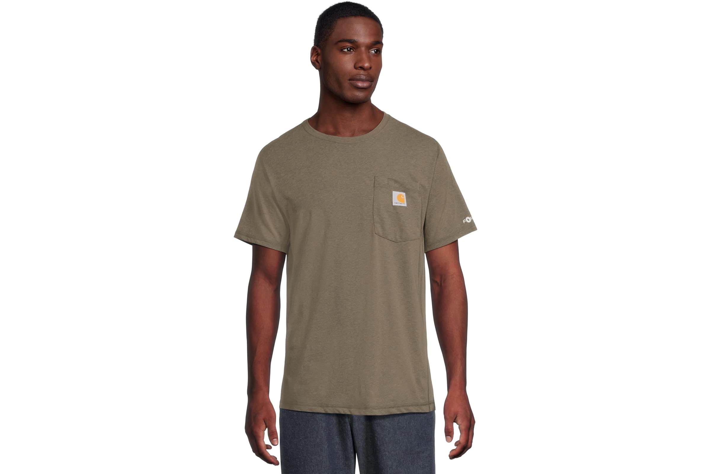 Мужская рубашка Carhartt Force Relaxed Fit Midweight Short Sleeve Pocket T-Shirt 4790₽