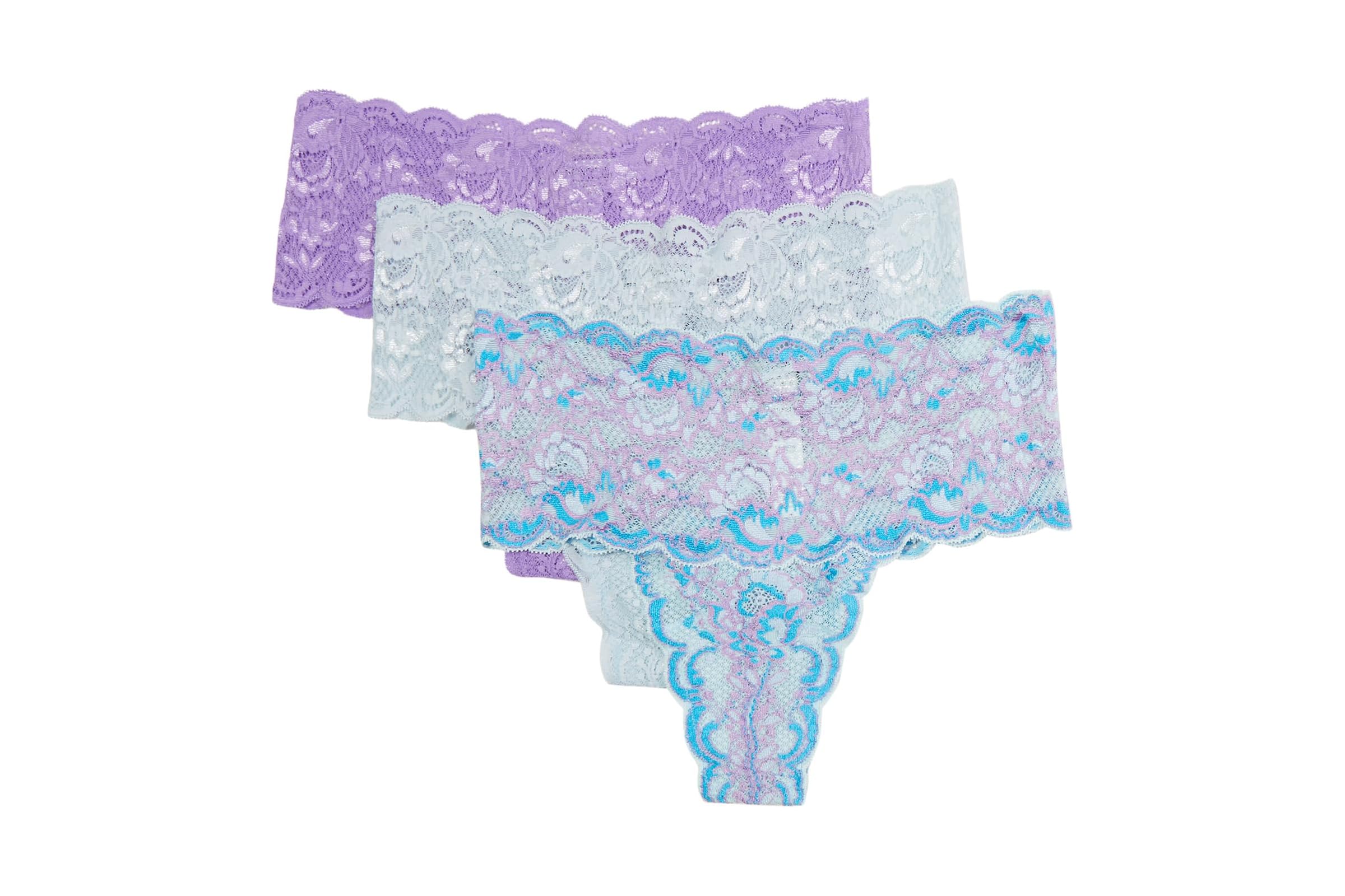 Cosabella Never Say Never Comfie Solid Print Thong 3-Pack