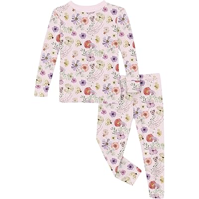 Kickee Pants Kids Print Long Sleeve Pajama Set (Toddler/Little Kids/Big Kids)