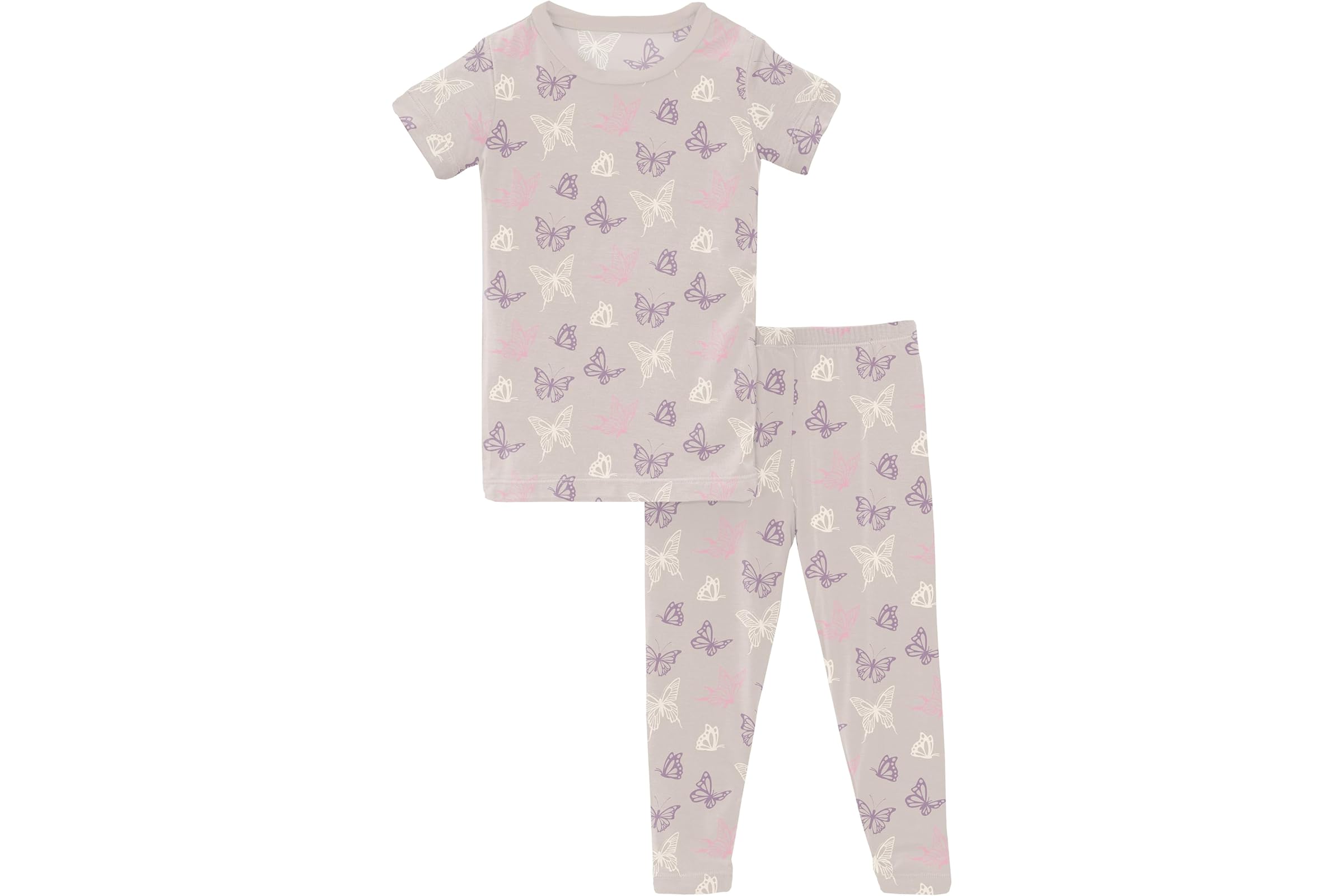 Kickee Pants Kids Print Short Sleeve Pajama Set ToddlerLittle KidsBig Kids 6390₽