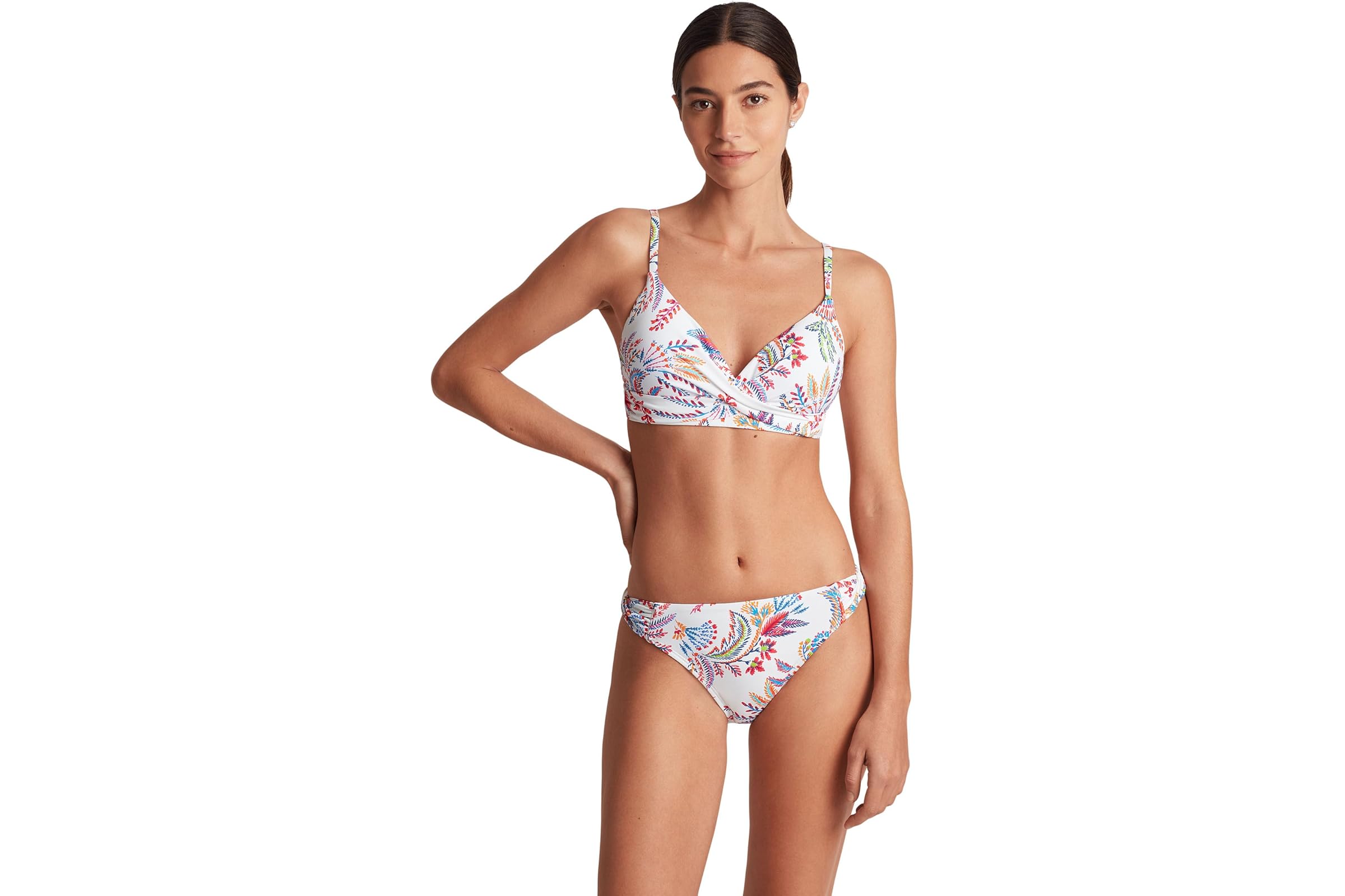 Купальник Lauren Ralph Lauren Fleurette Single Strap Twist Underwire Bikini Top 16190₽
