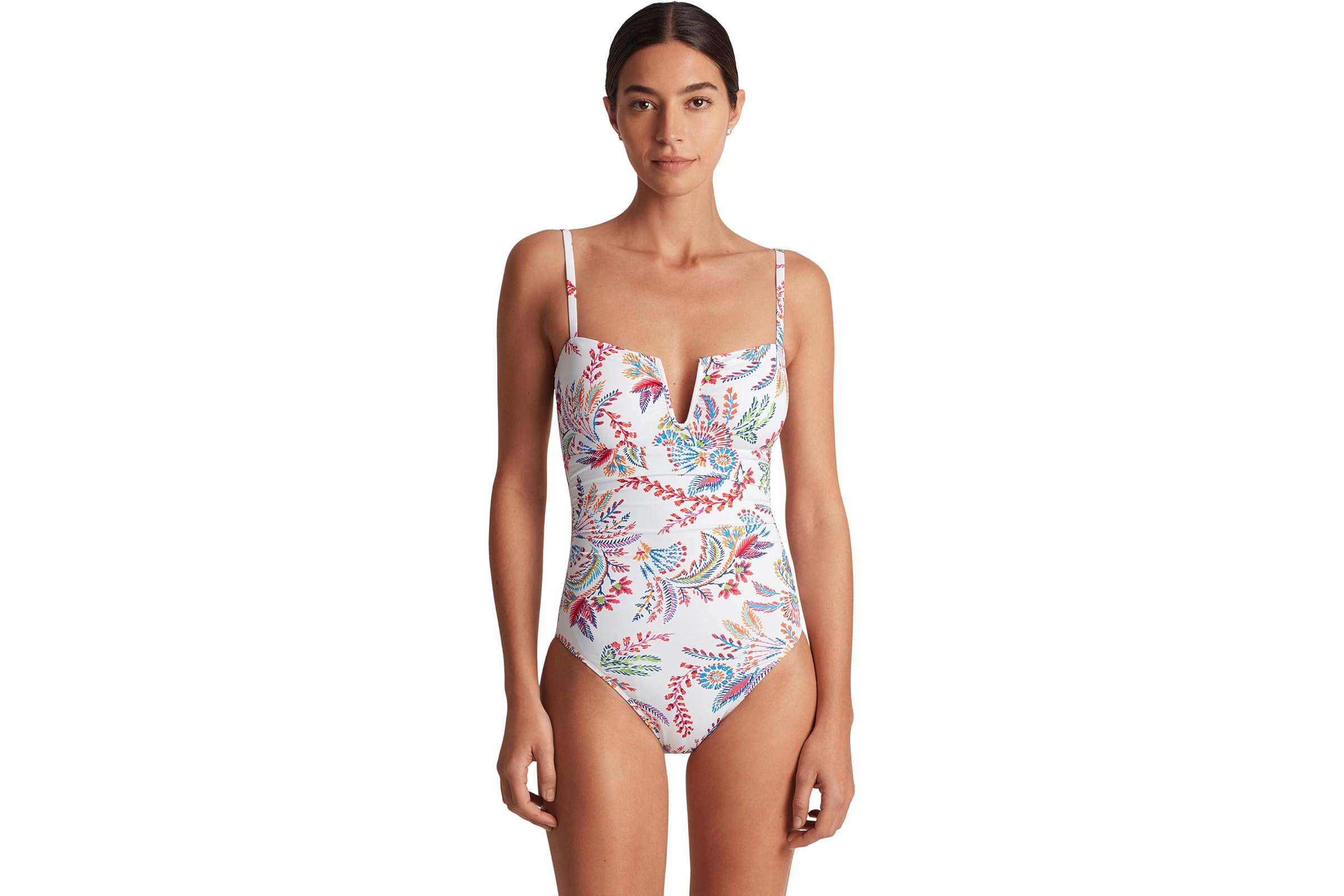 Купальник Lauren Ralph Lauren Fleurette U Wire One-Piece 14990₽