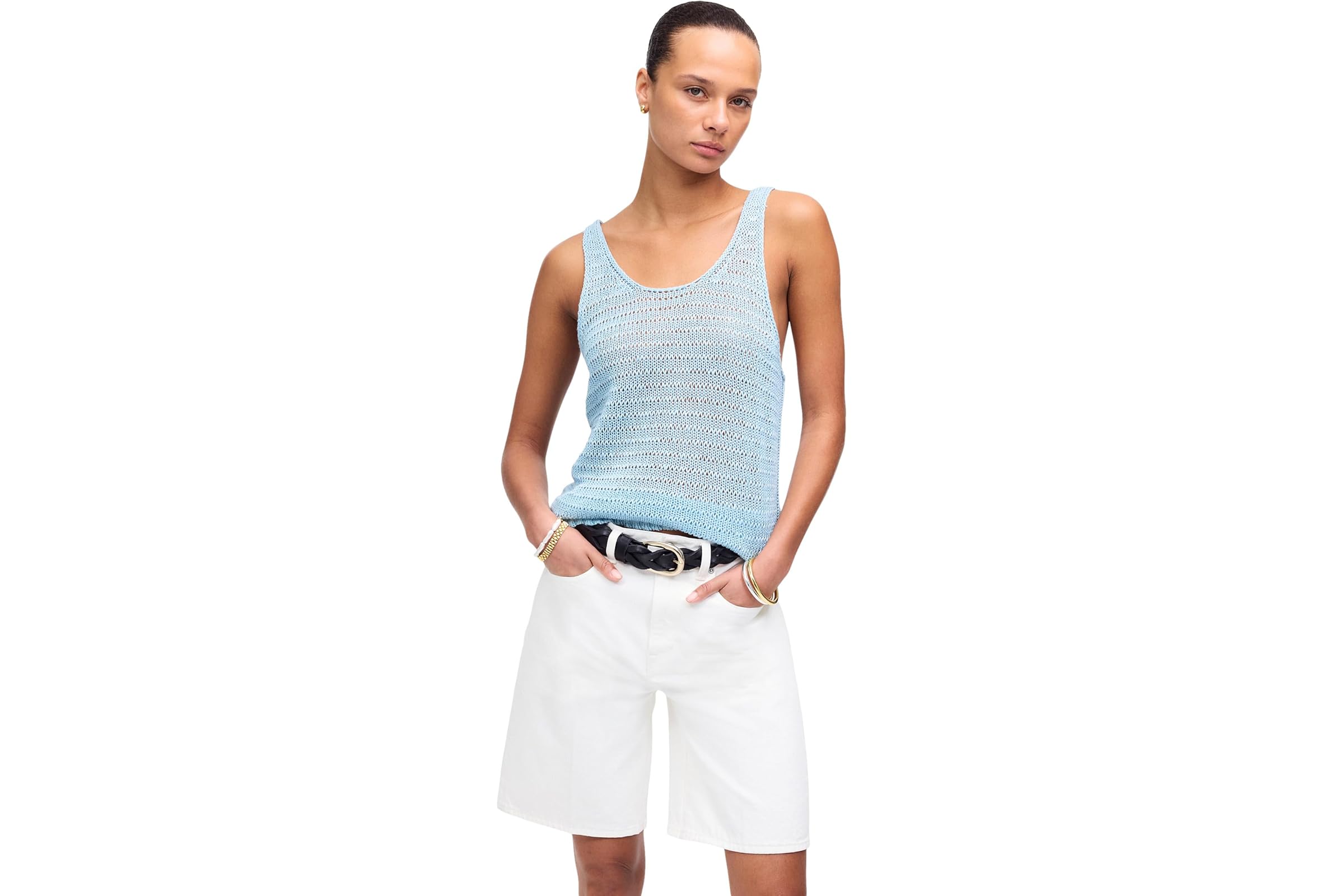 Шорты Madewell Bermuda Shorts In Pure White 16690₽