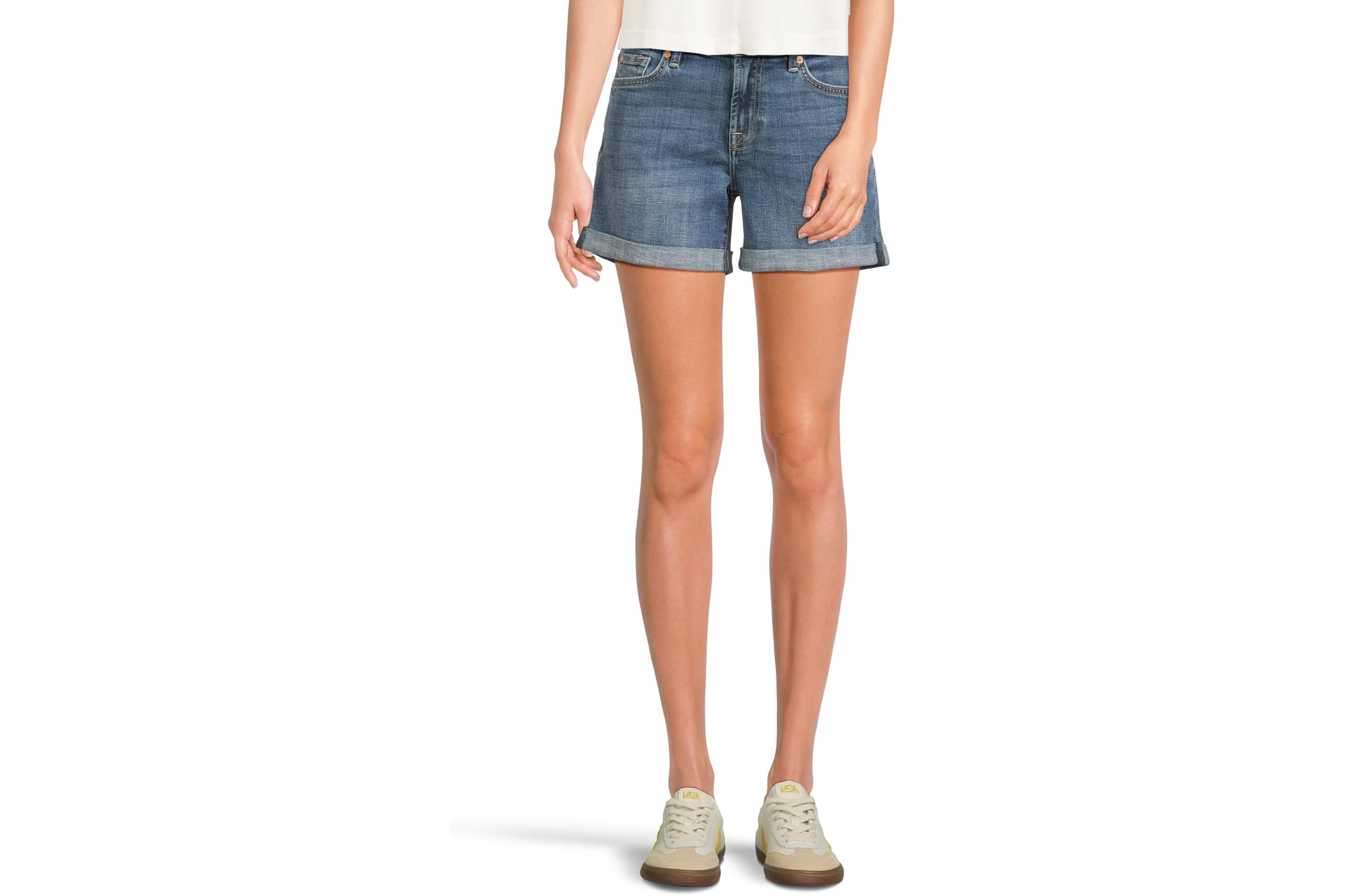 Шорты 7 For All Mankind Mid Roll Shorts 18890₽