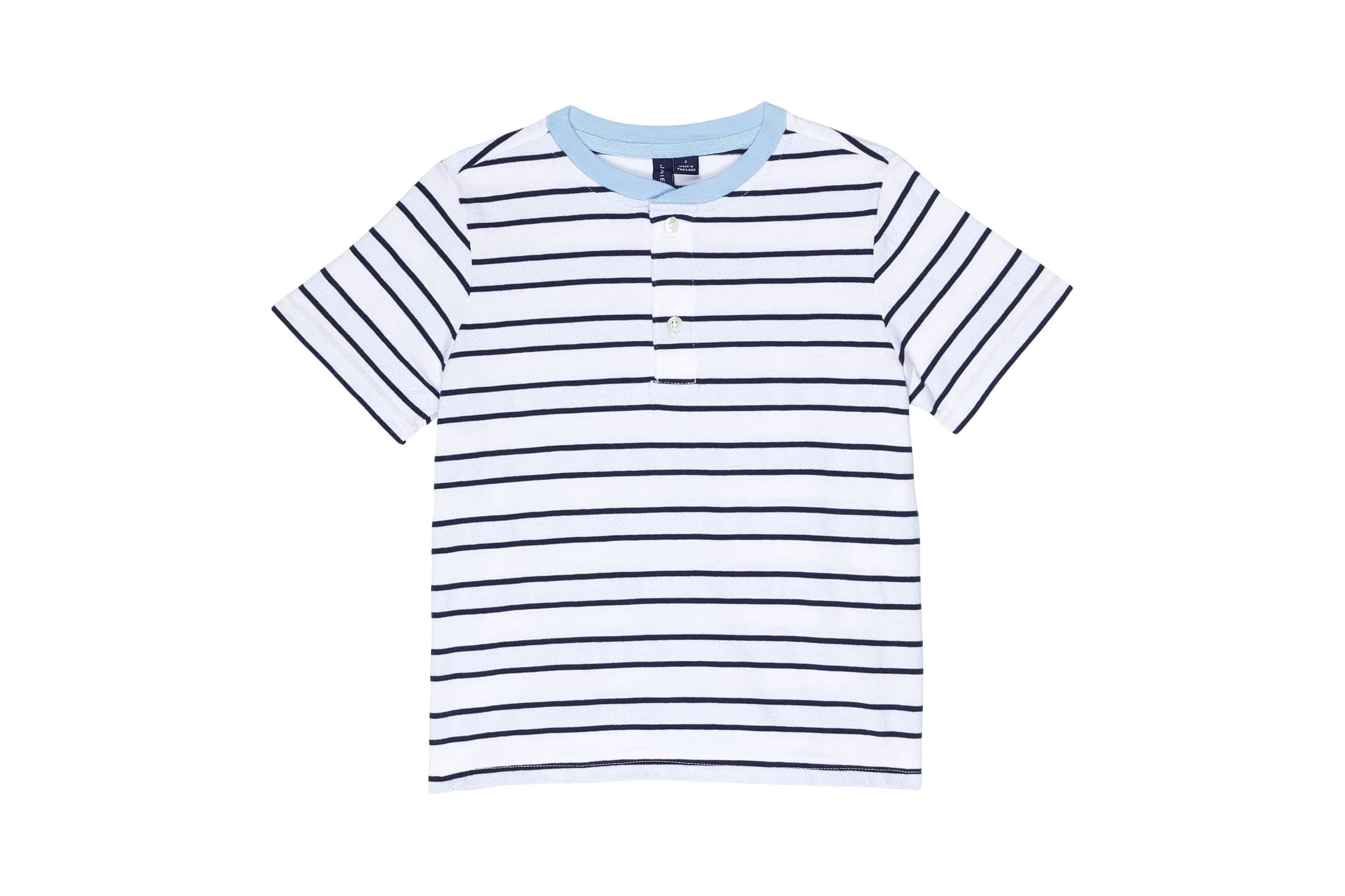 Мужская рубашка Janie and Jack Jacquard Henley Tee (Toddler/Little Kids/Big Kids)