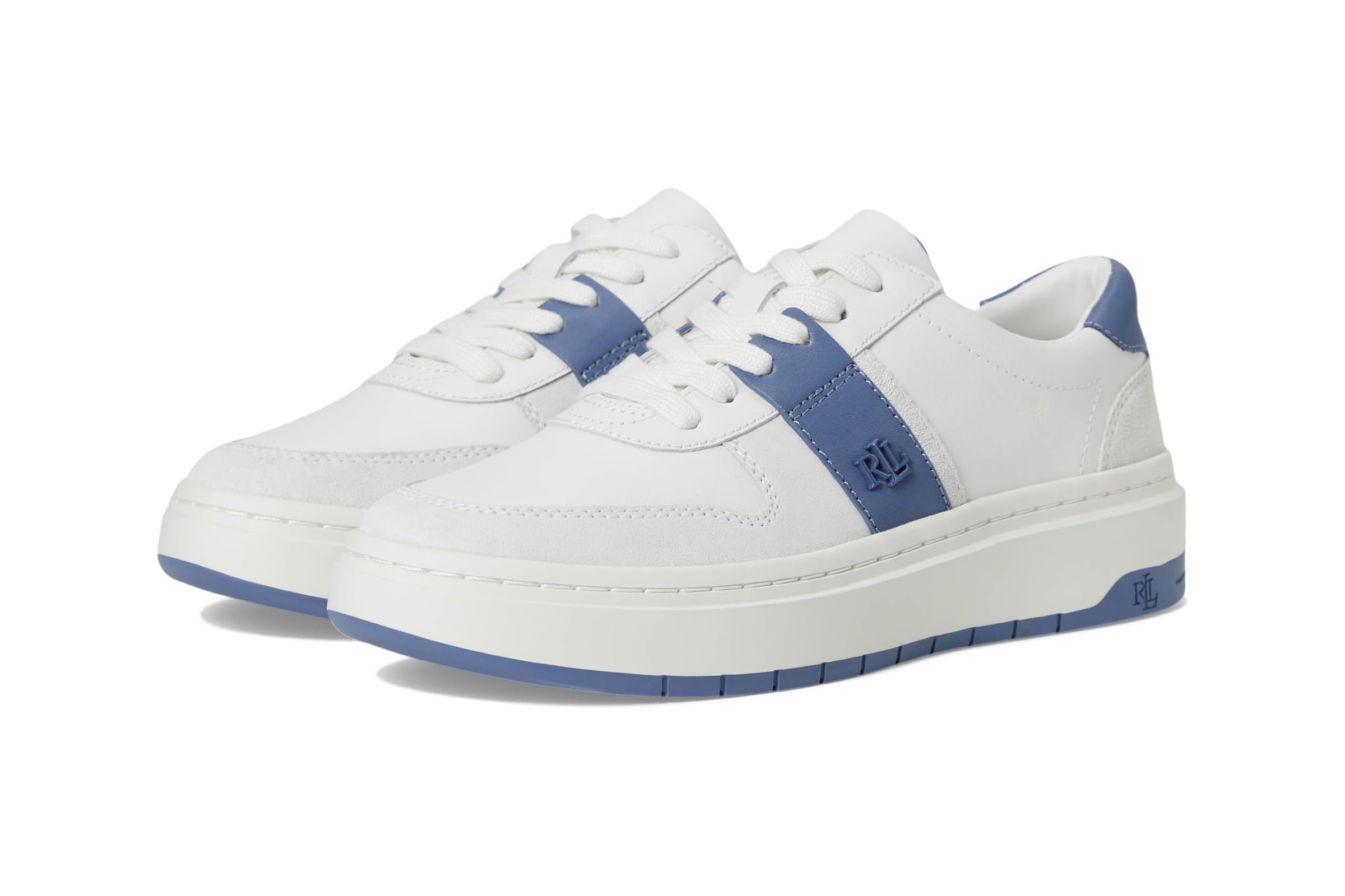 Lauren Ralph Lauren Harlie Color-Blocked Leather Sneakers 29590₽