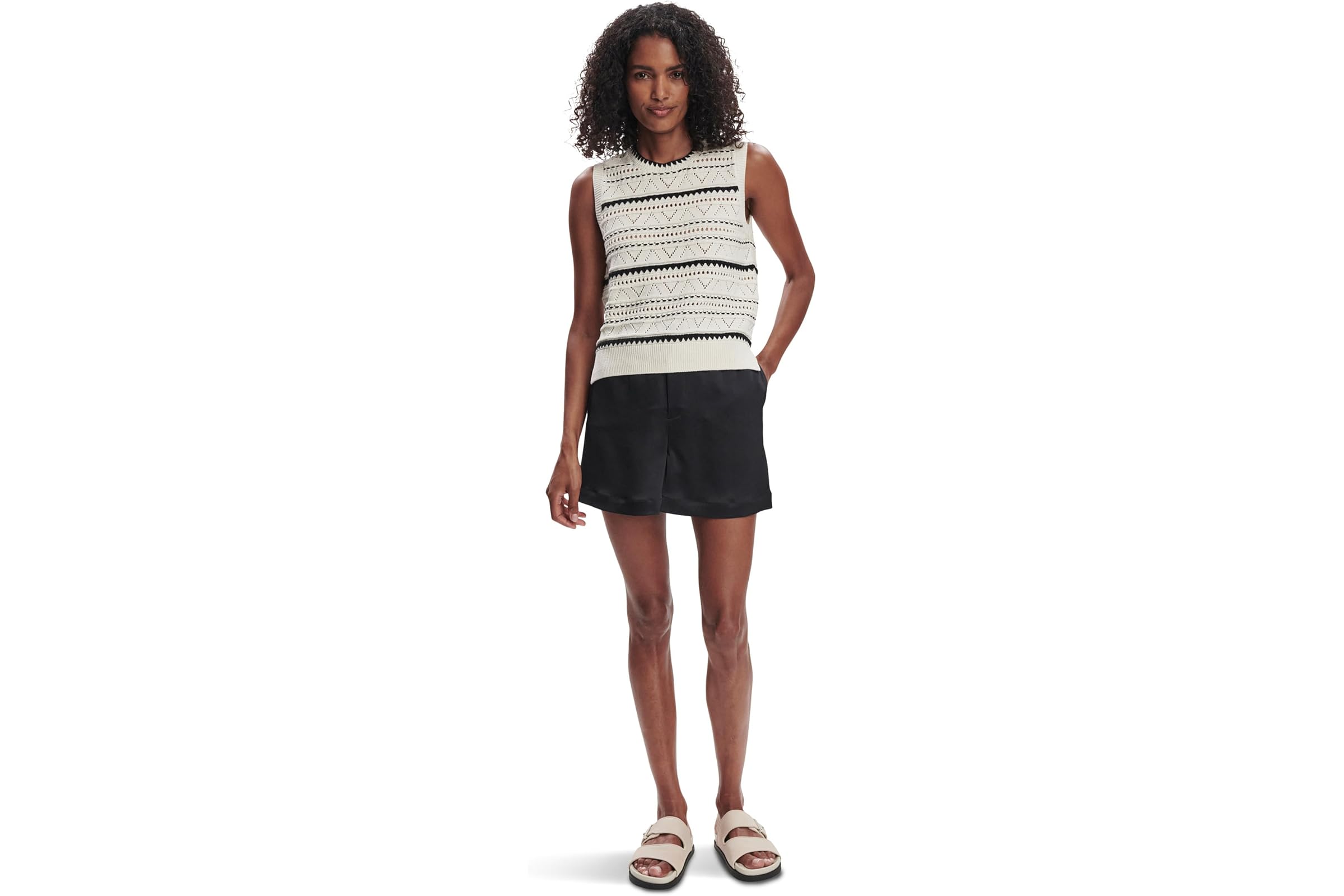 Varley Athena Pointelle Knit Vest 16490₽