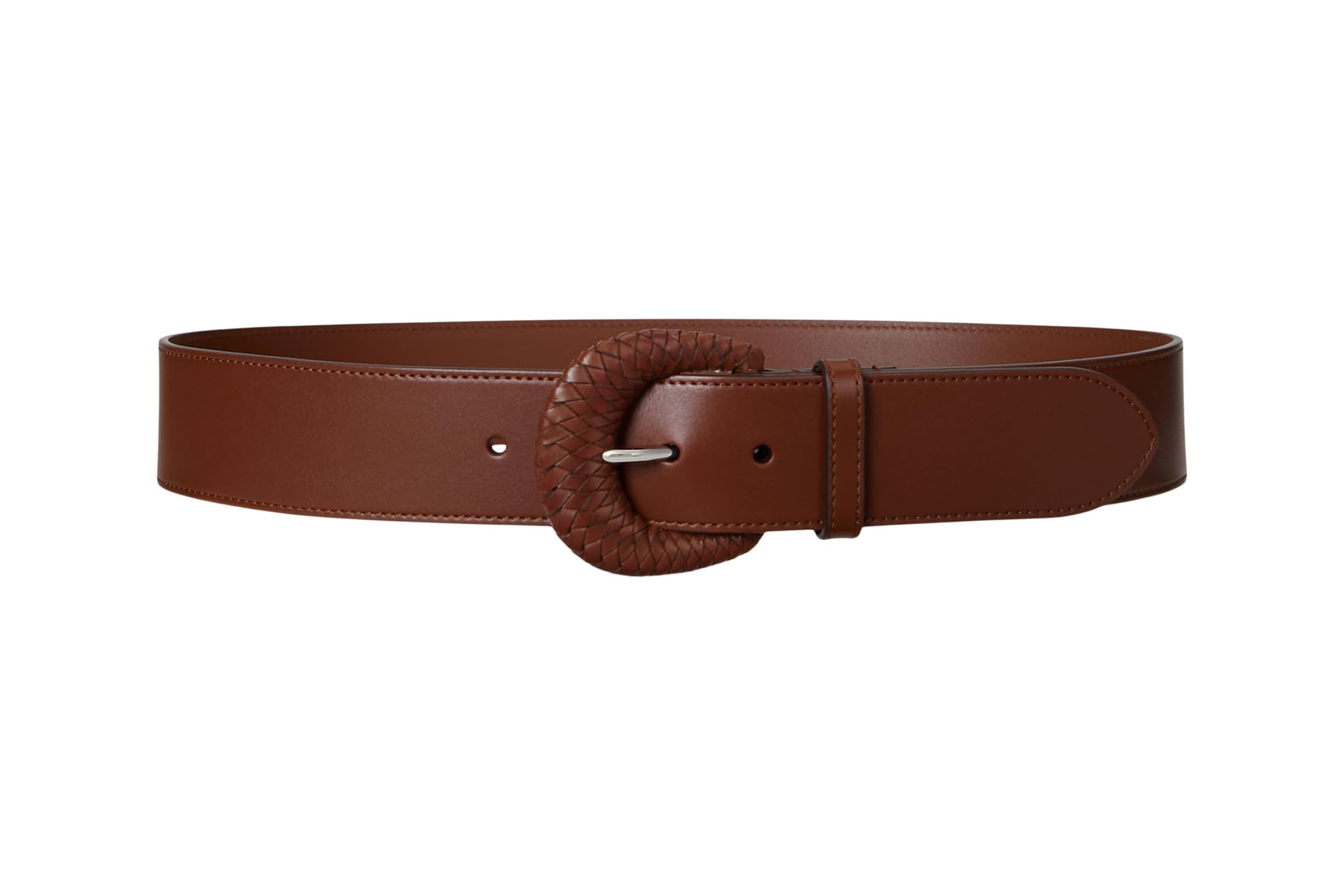 Ремень Lauren Ralph Lauren Woven-Buckle Vachetta Leather Wide Belt 17490₽