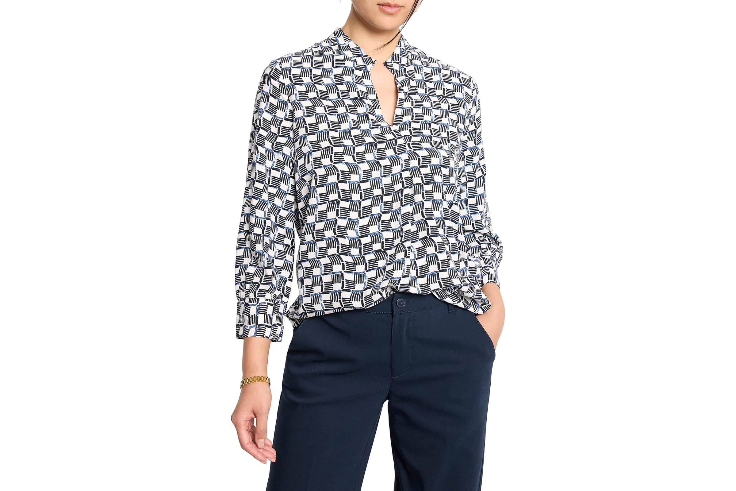 NICZOE Basket Weave Ecovero Shirt 12590₽