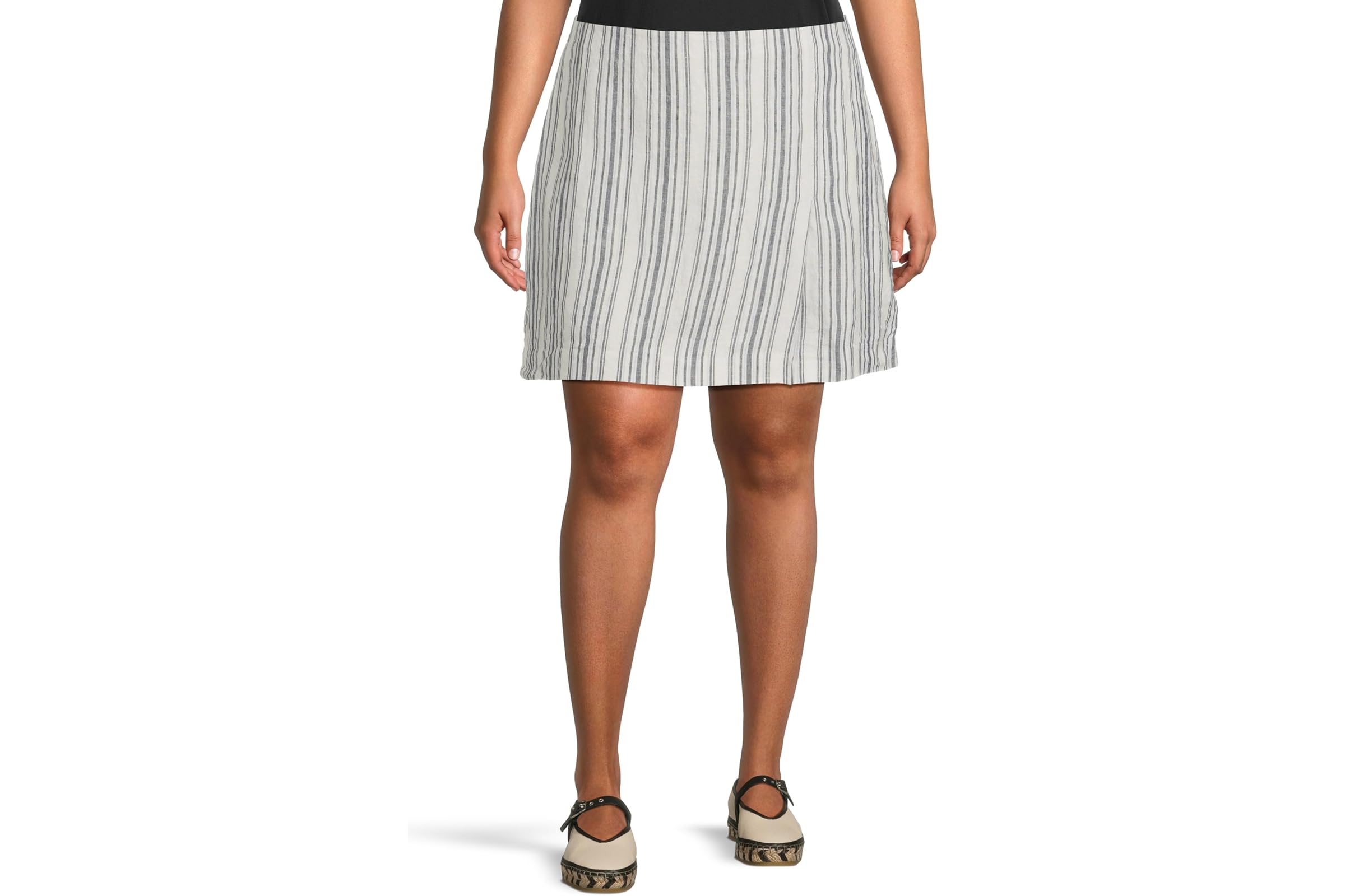 Юбка Madewell Tullulah Linen Mini Skirt - Stripe