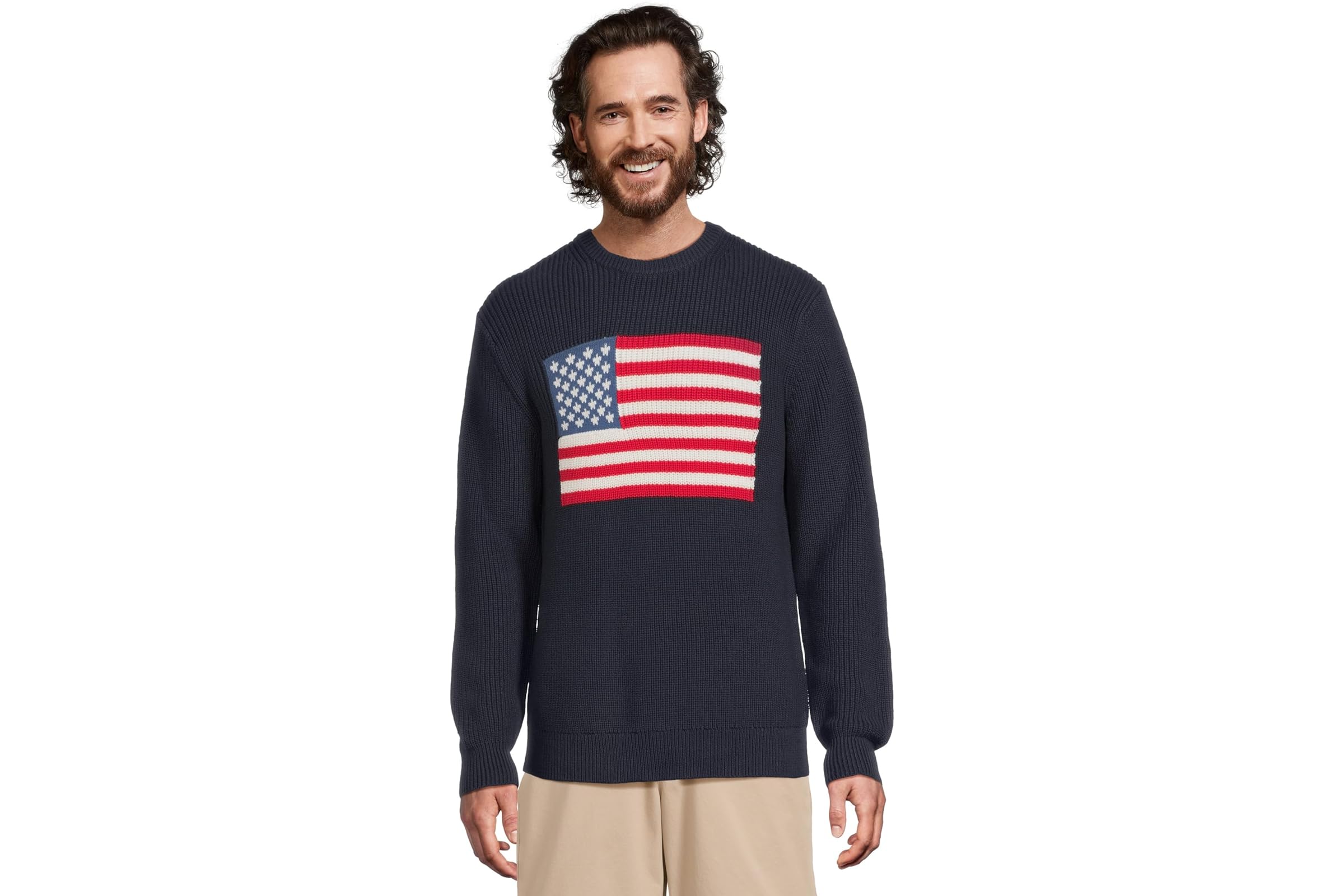 Свитер Vineyard Vines American Flag Crew Sweater 25390₽