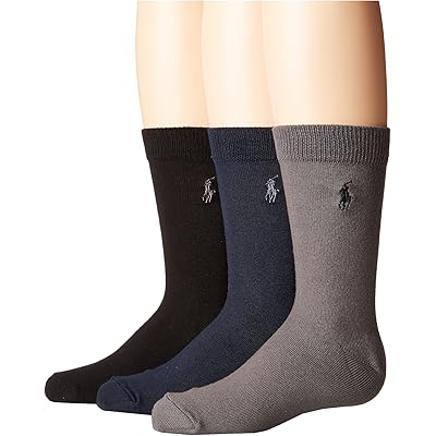 Носки Polo Ralph Lauren Supersoft Flat 3-Pack (Toddler/Little Kid)