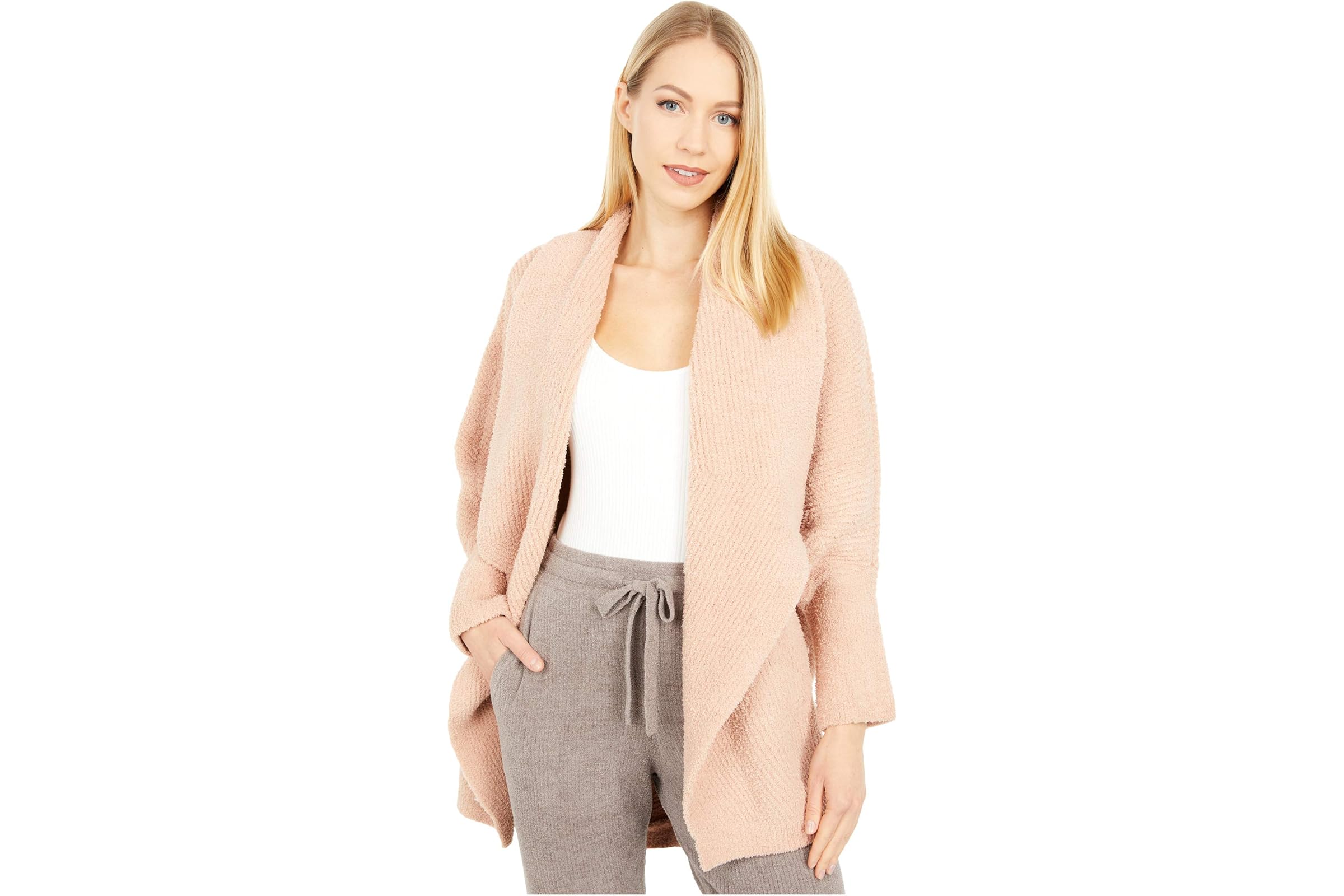 Barefoot Dreams Cozychic Chevron Ribbed Cardi 29590₽