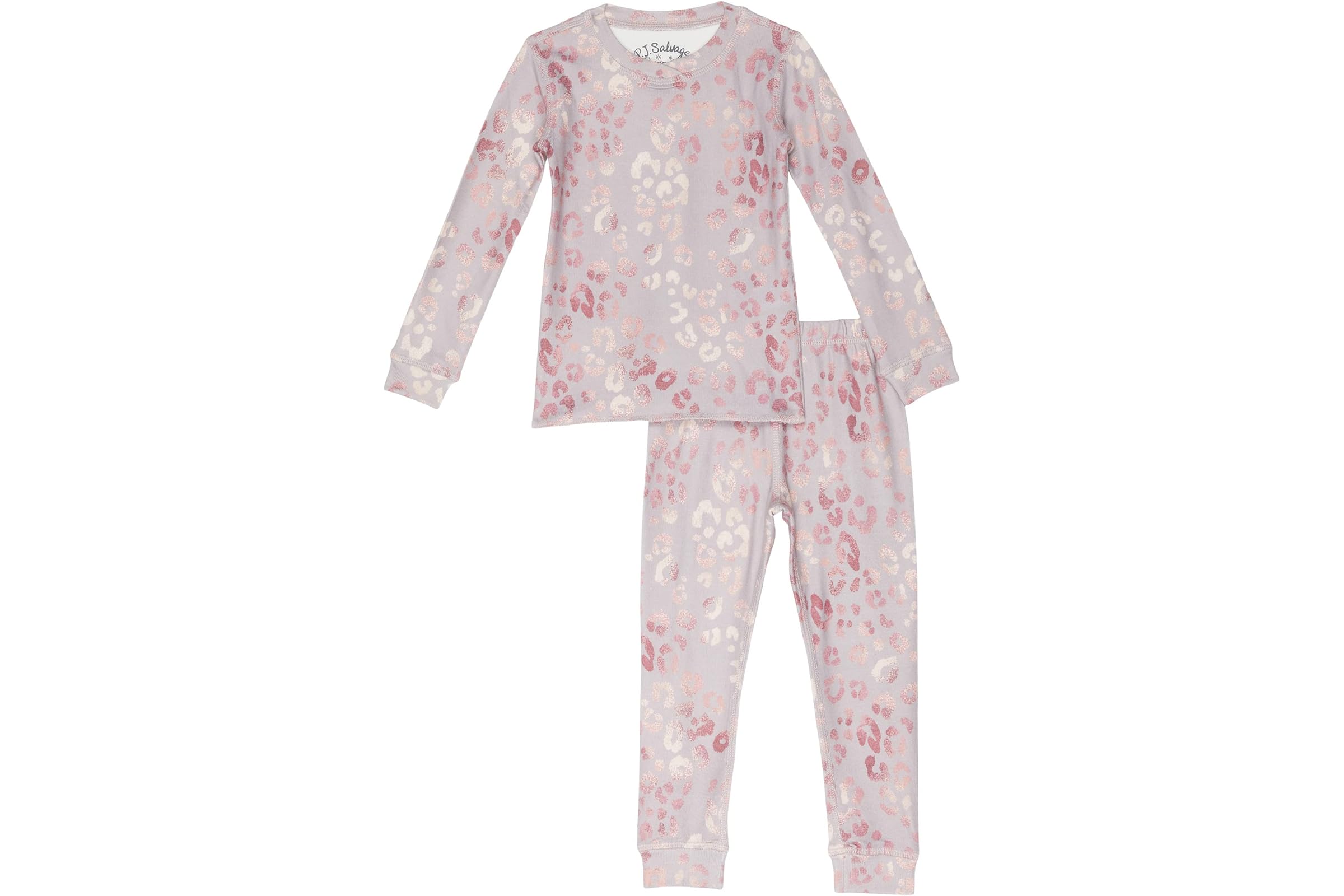 P.J. Salvage Kids Cabin Cozy Peachy Two-Piece Jammie Set (Toddler)