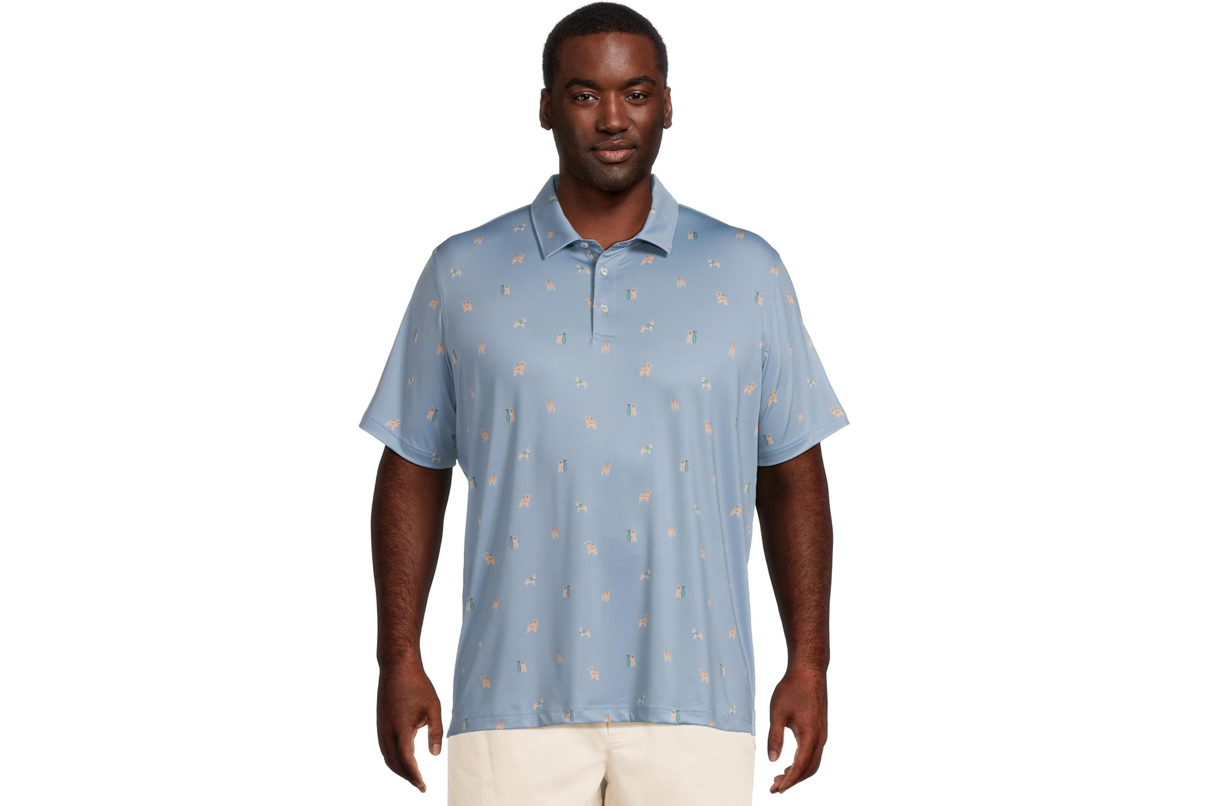 Мужская рубашка Chubbies The Barkin Up the Wrong Tree Performance Polo 11290₽