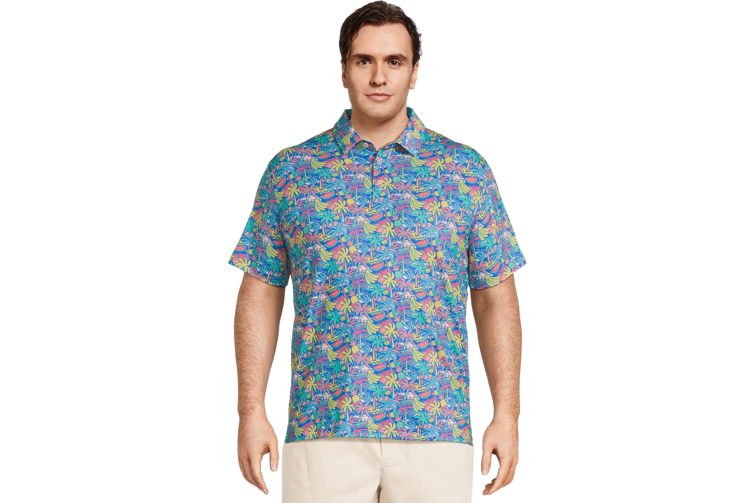Мужская рубашка Chubbies The Tropical Bunch Performance Polo 11290₽