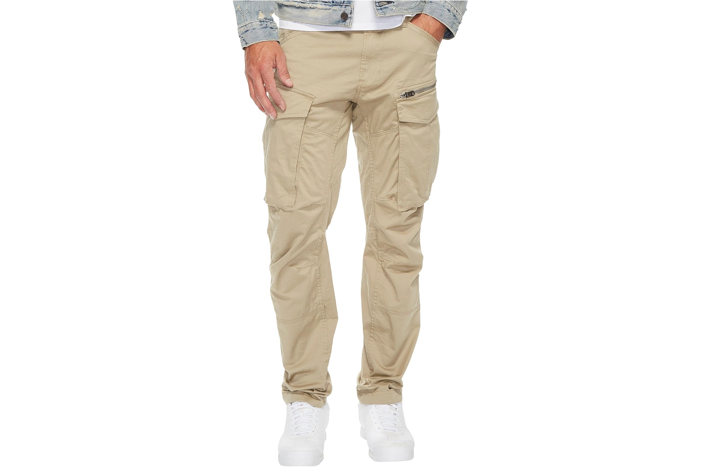 Брюки G-Star Rovic Zip 3D Tapered Fit Pants in Premium Micro Stretch Twill Dune 21090₽