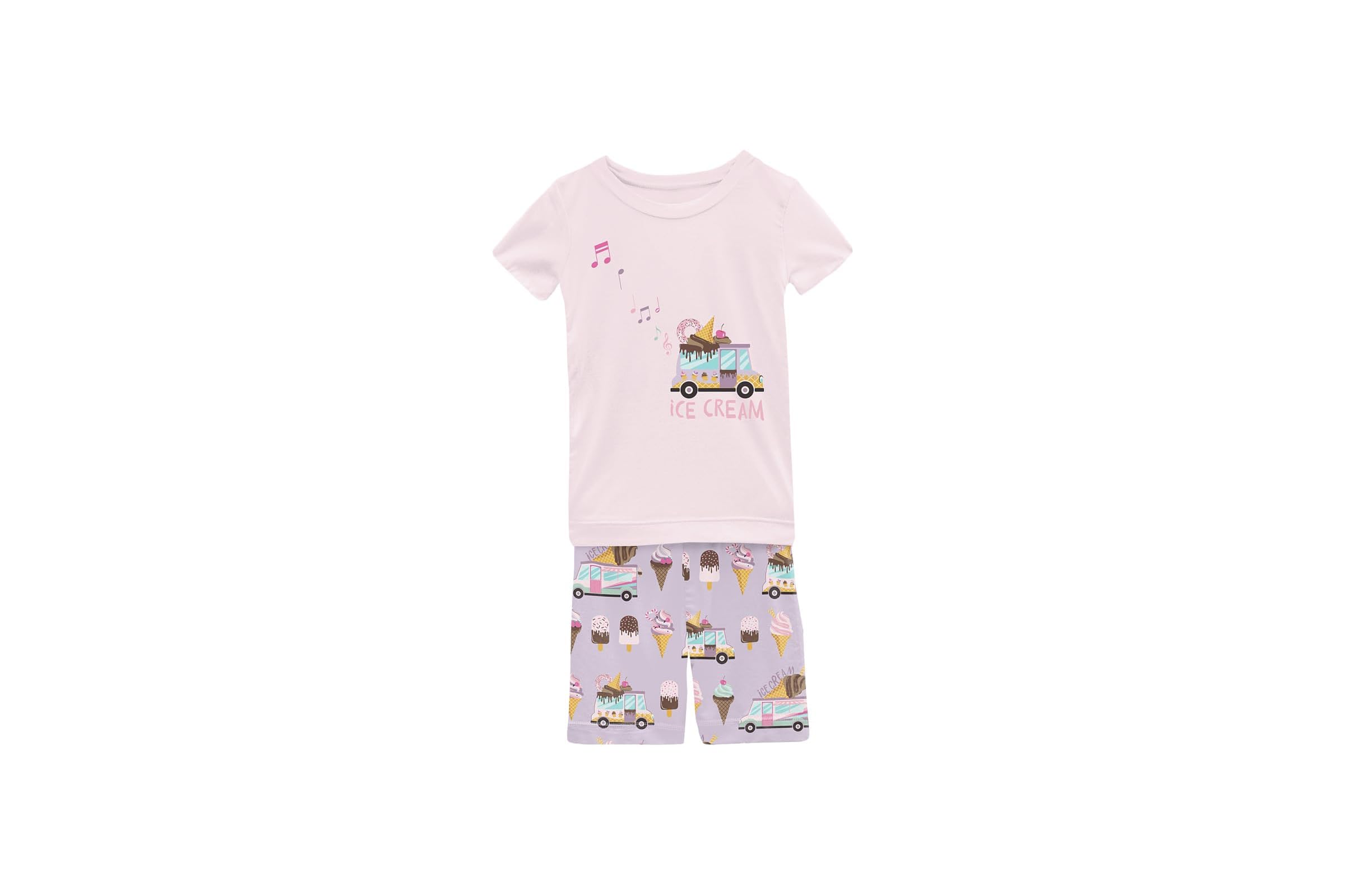 Kickee Pants Kids Short Sleeve Graphic Tee Pajama Set with Shorts Big Kid 6290₽
