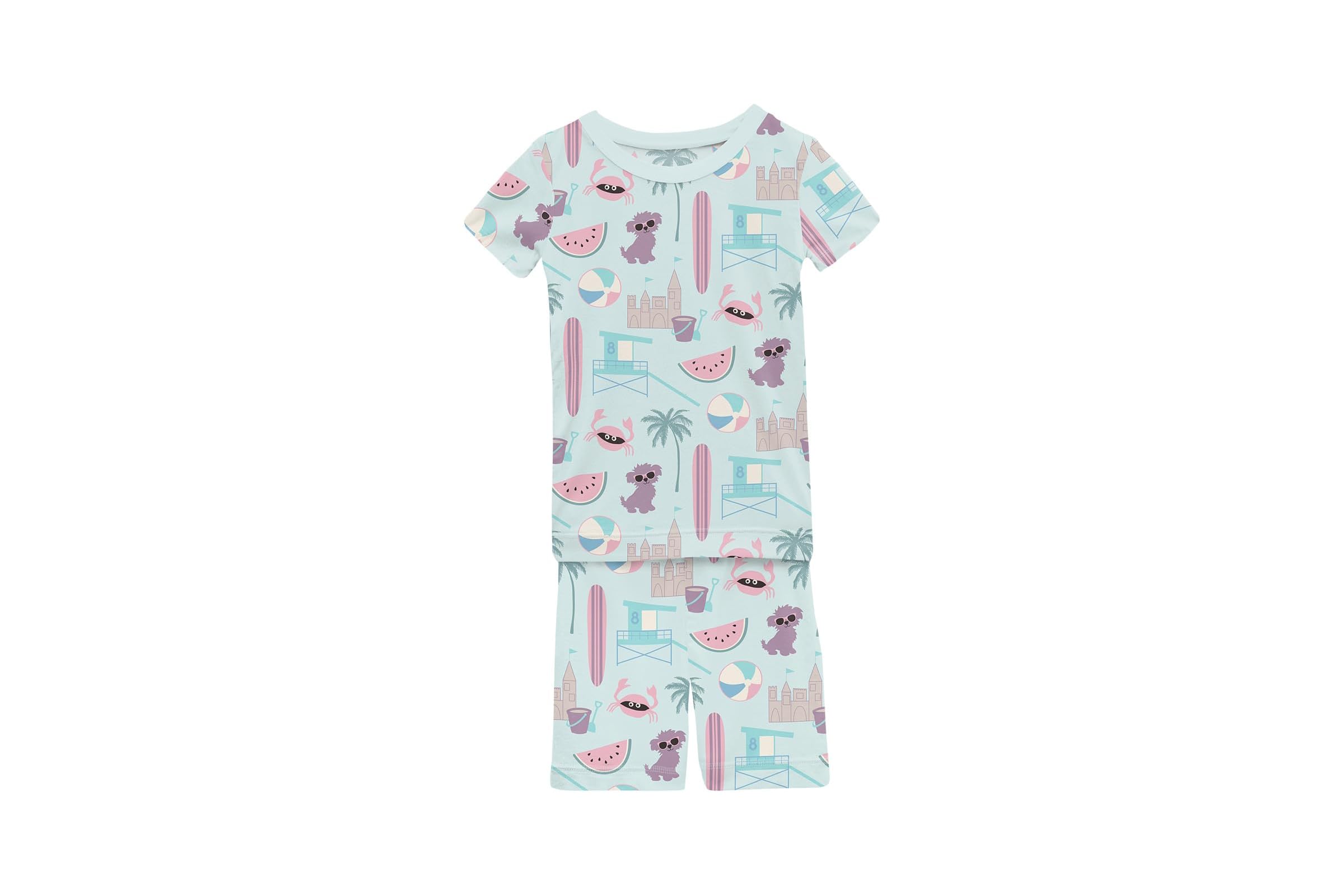 Kickee Pants Kids Print Short Sleeve Pajama Set with Shorts Big Kid 6590₽