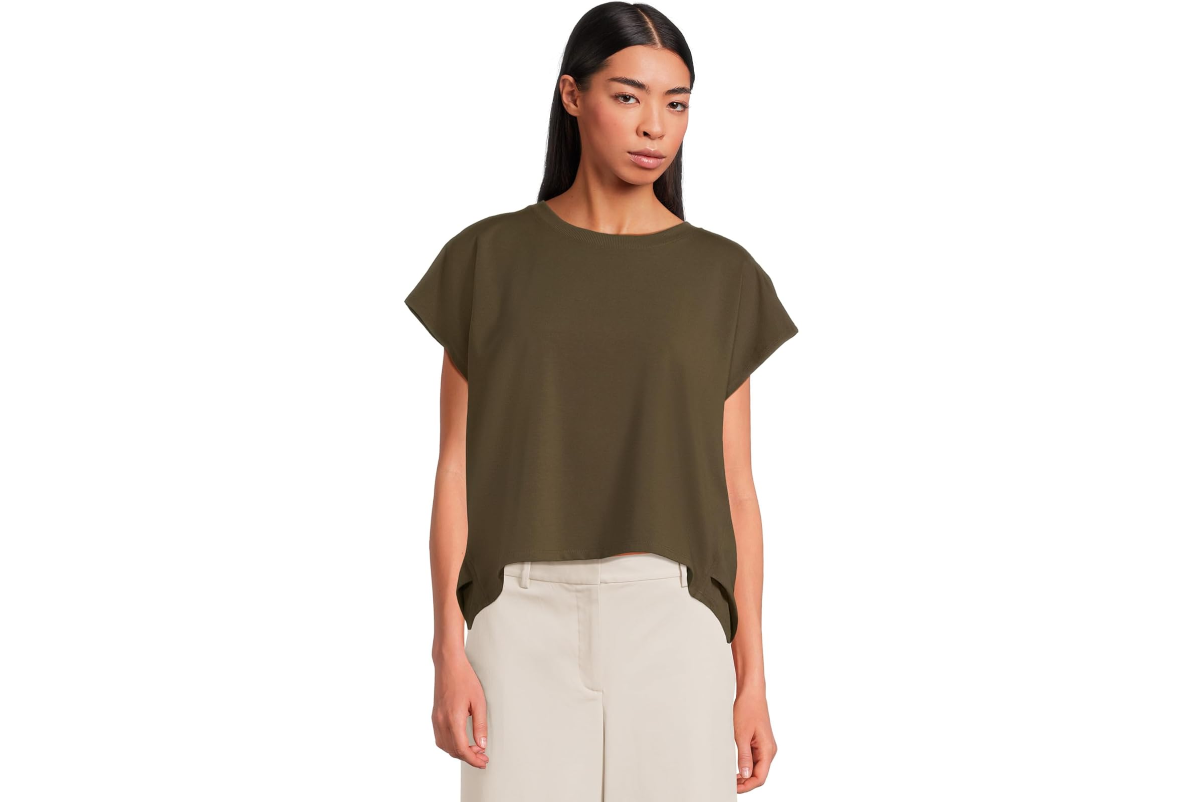 Eileen Fisher Crew Neck Box Top 20090₽