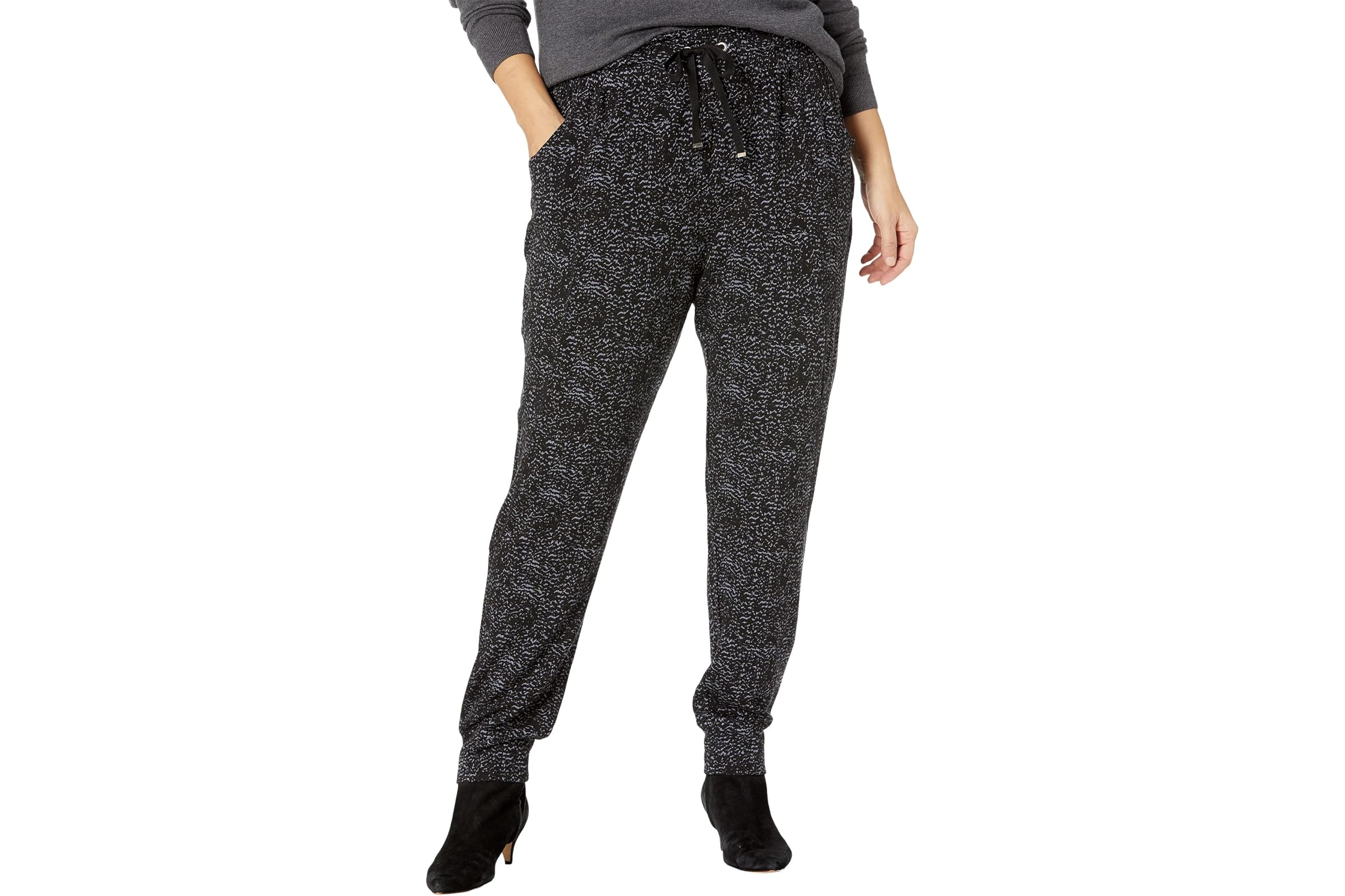 Брюки HUE Plus Size Animal Cozy Curves High-Rise Adjustable Leggings 4590₽