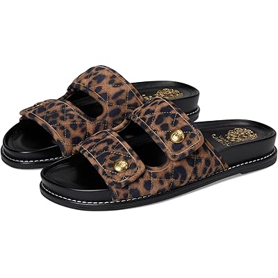 Vince Camuto Graysin Quilted Double Band Slide Sandals