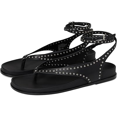 Madewell Millie Thong Lace Up Sandals - Grommet