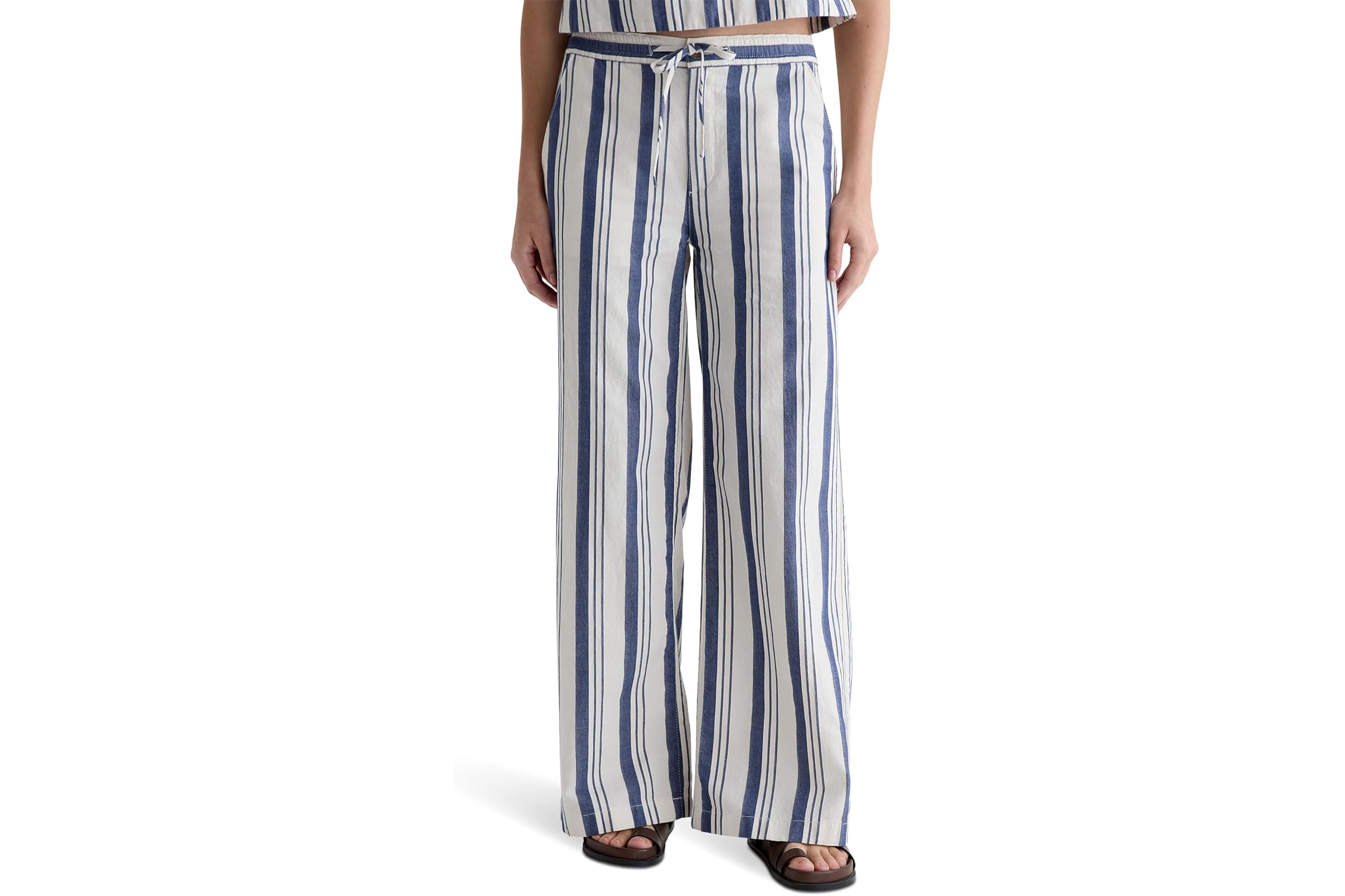 Брюки AG Jeans Carolyn Pull On Wide Leg in Line Up 13490₽