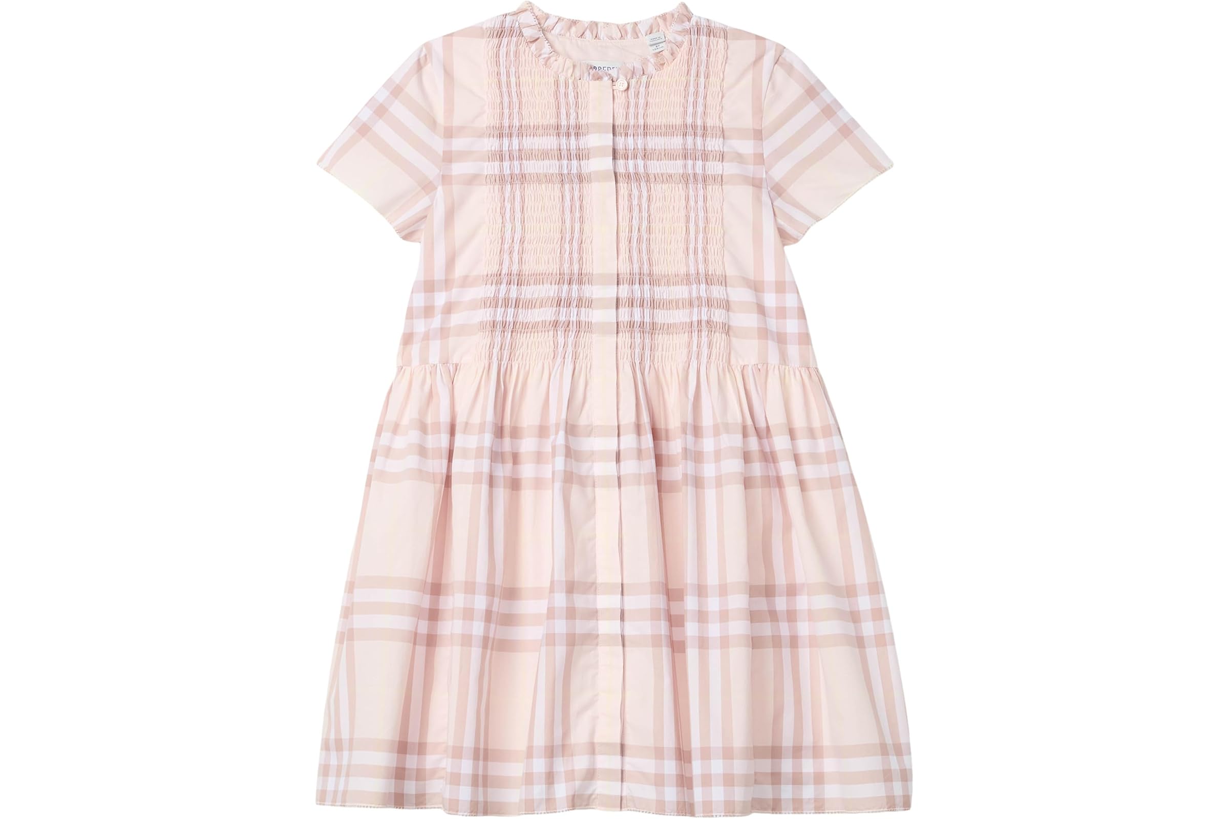 Платье Burberry Kids Rose Check (big Kid)