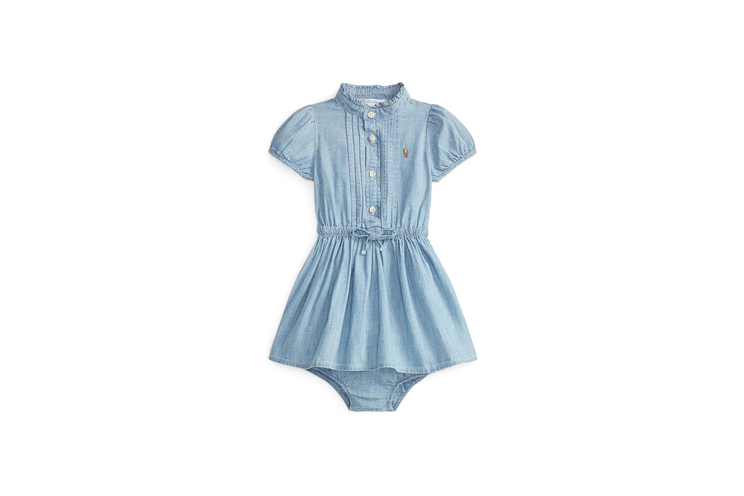Платье Polo Ralph Lauren Kids Indigo Cotton Chambray Dress Infant 10690₽