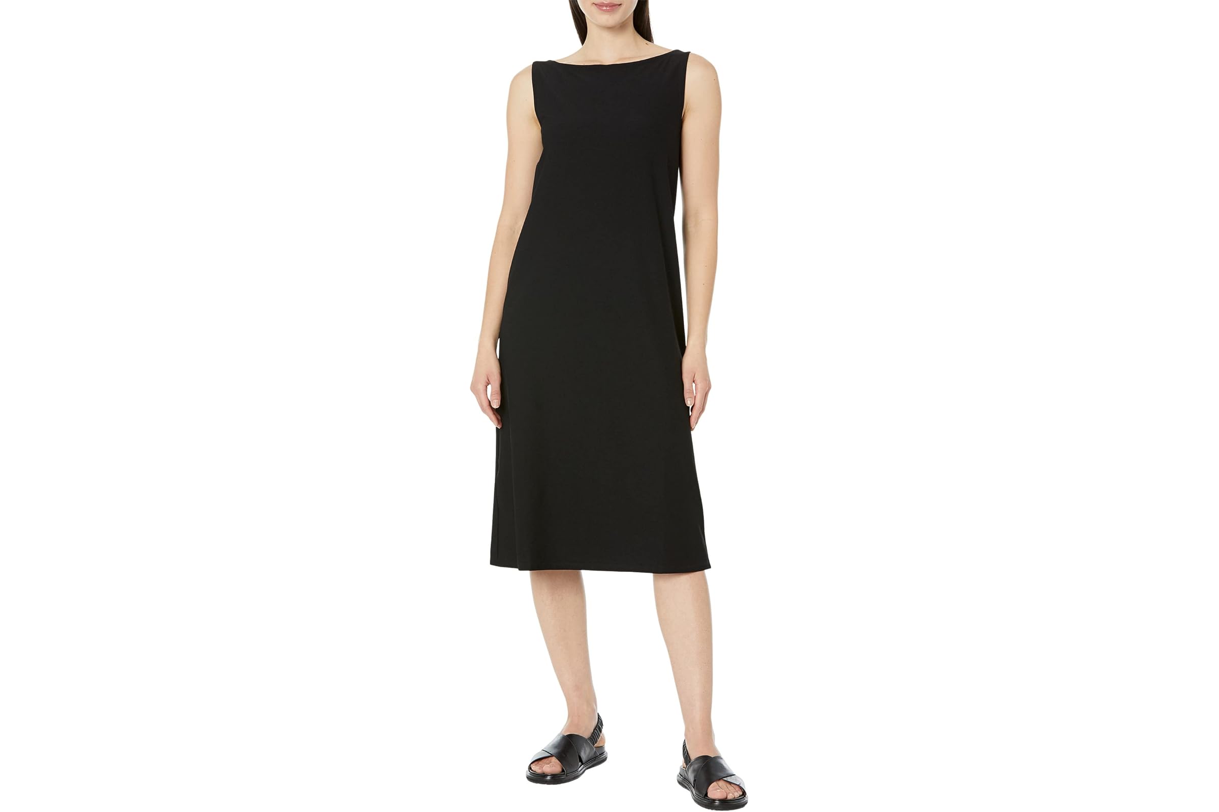 Платье Eileen Fisher Bateau Neck Calf Length Dress 35190₽