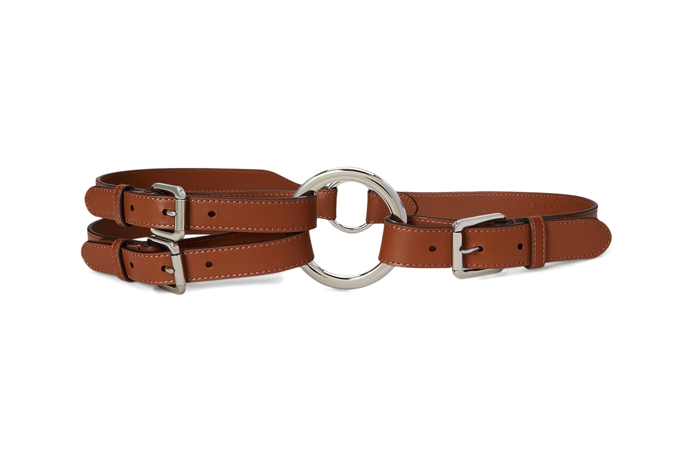 Ремень Lauren Ralph Lauren Smooth Leather Ring Triple Stripe Belt 22890₽